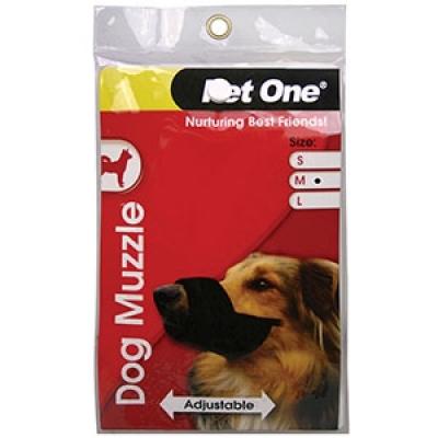 Pet One Adjustable Nylon Dog Muzzle