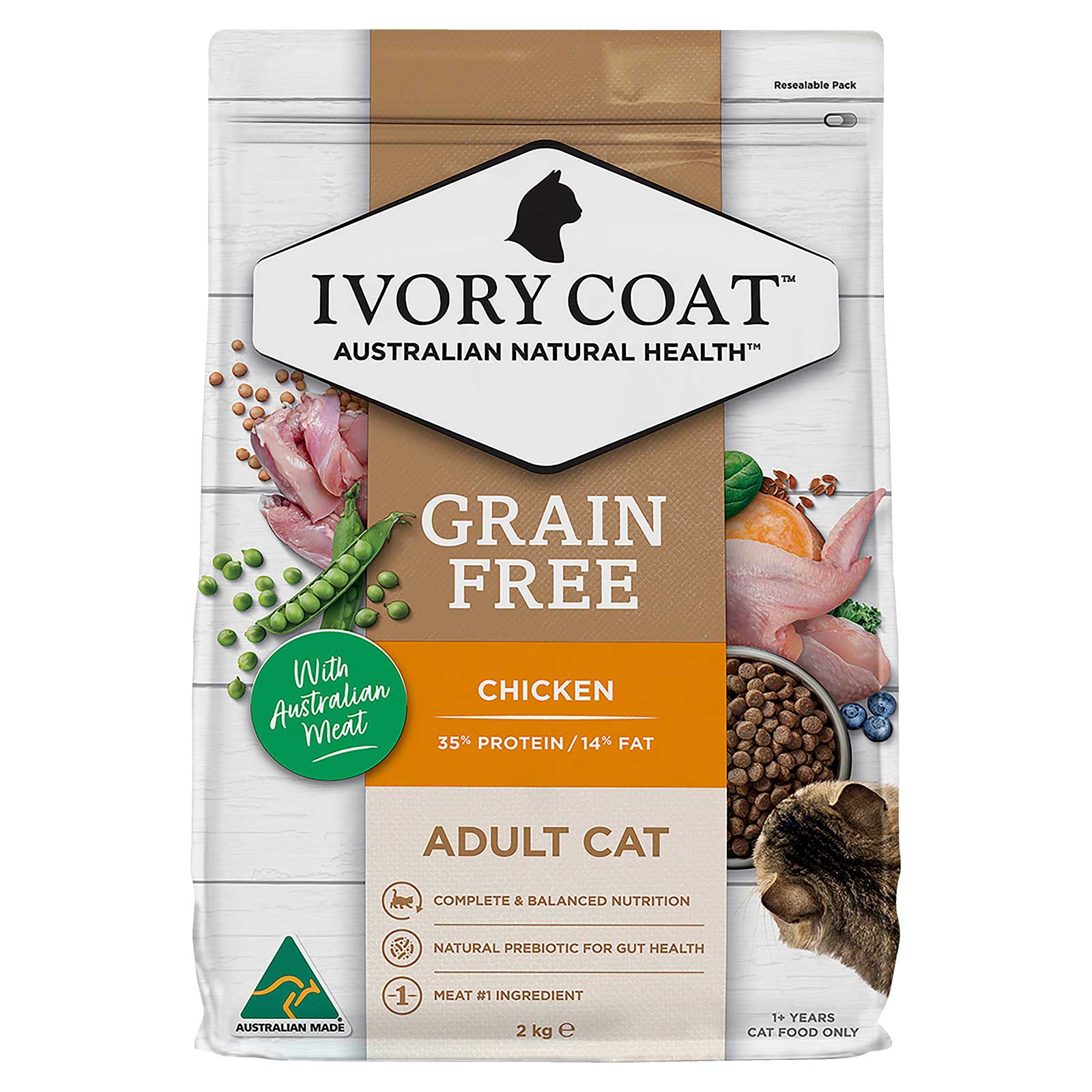 Ivory Coat Grain Free Cat Food Adult Chicken