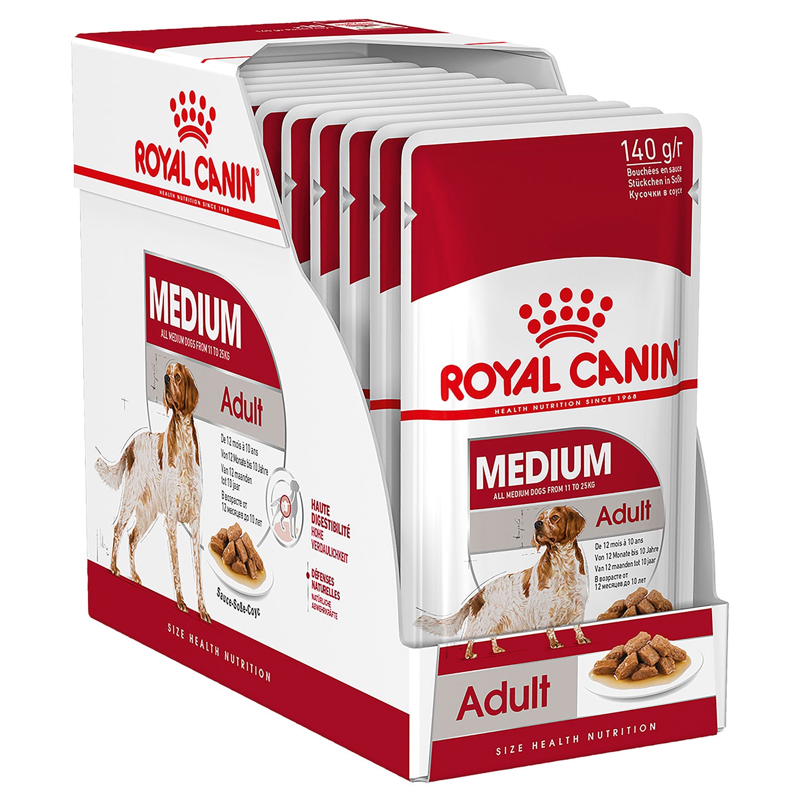 Royal Canin Dog Food Pouch Adult Medium