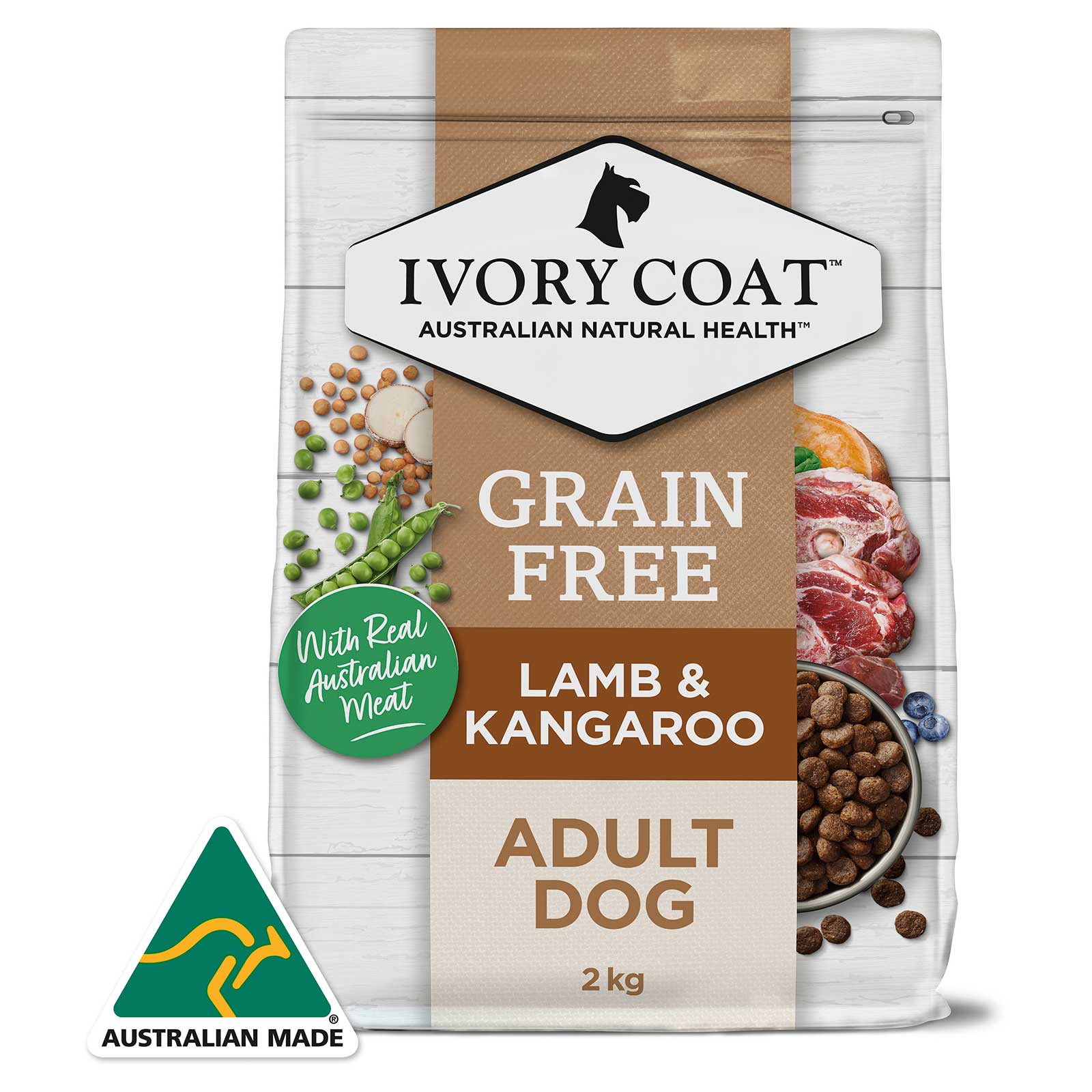 Ivory Coat Grain Free Dog Food Adult Lamb & Kangaroo