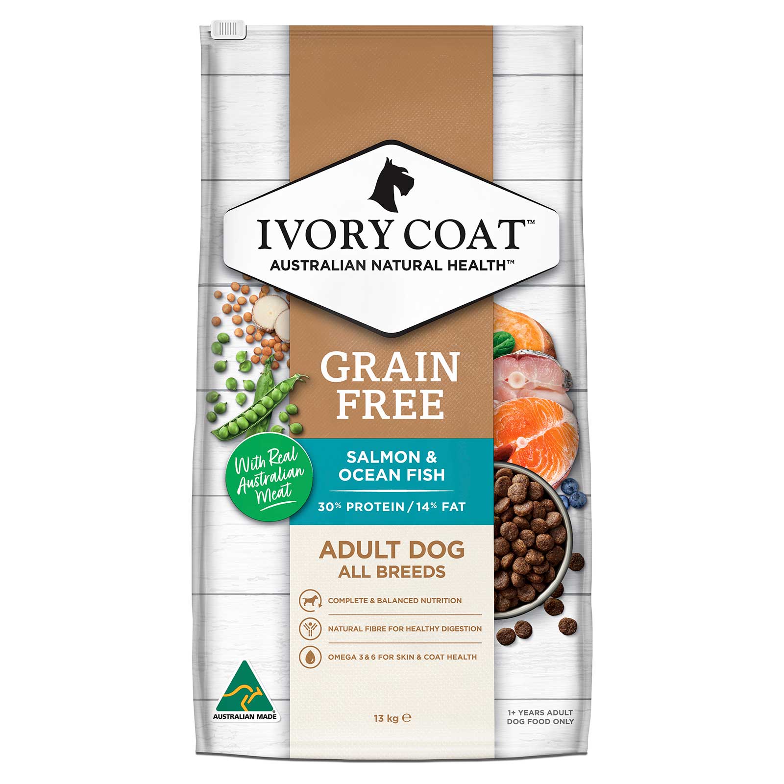 Ivory Coat Grain Free Dog Food Adult Salmon & Ocean Fish