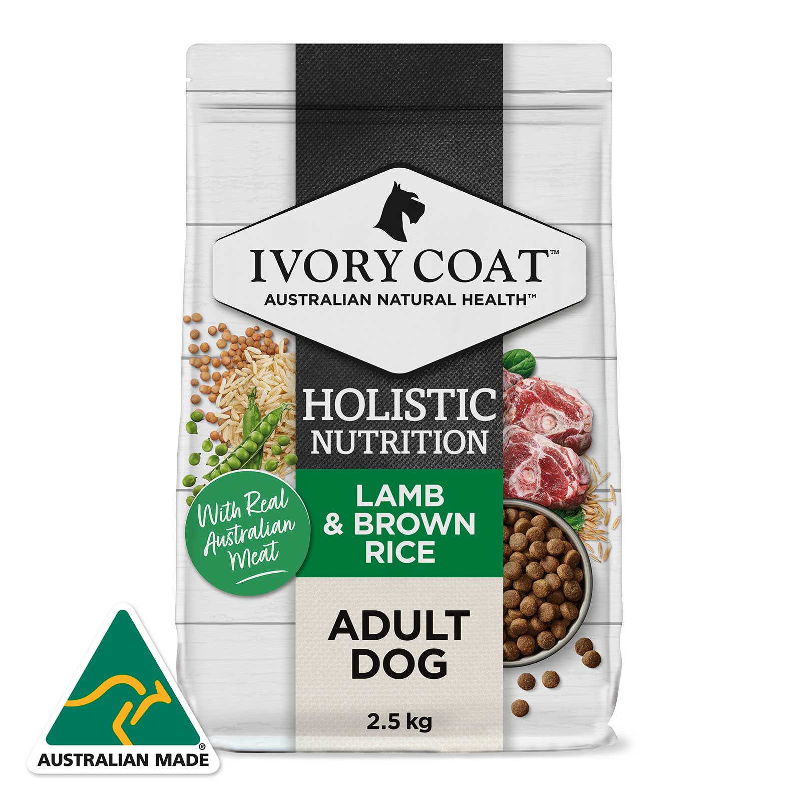 Ivory Coat Dog Food Adult Lamb & Brown Rice