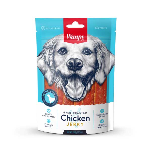 Wanpy Dry Chicken Jerky Dog Treat