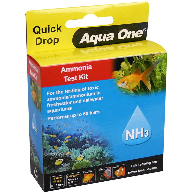 Aqua One Test Kit Ammonia Quick Drop