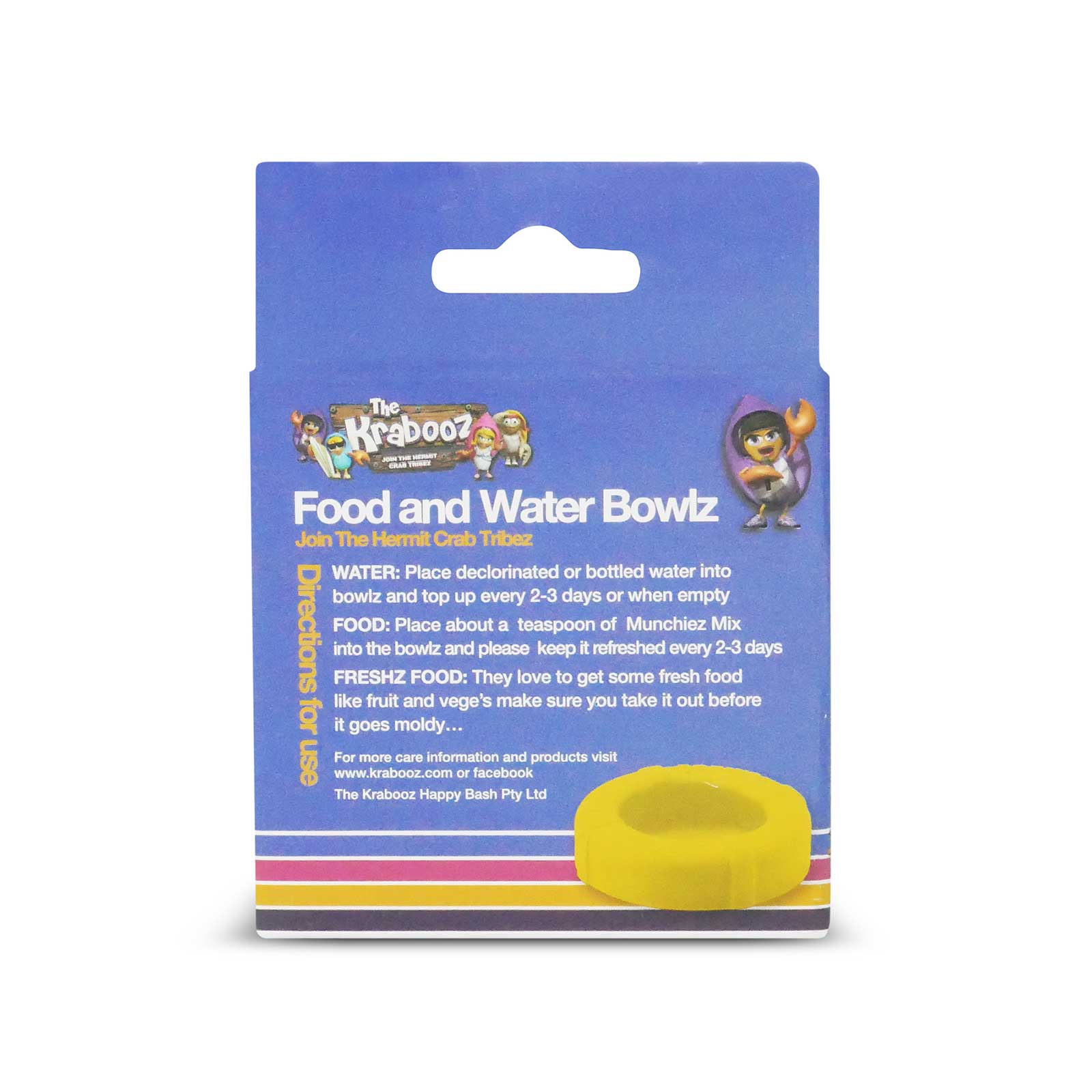 Krabooz Food and Water Bowlz