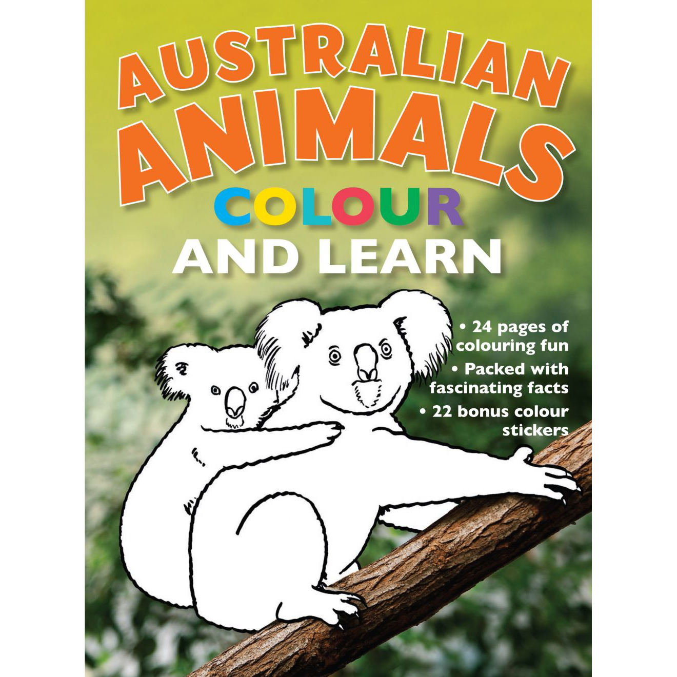 Australian Animals Colour & Learn