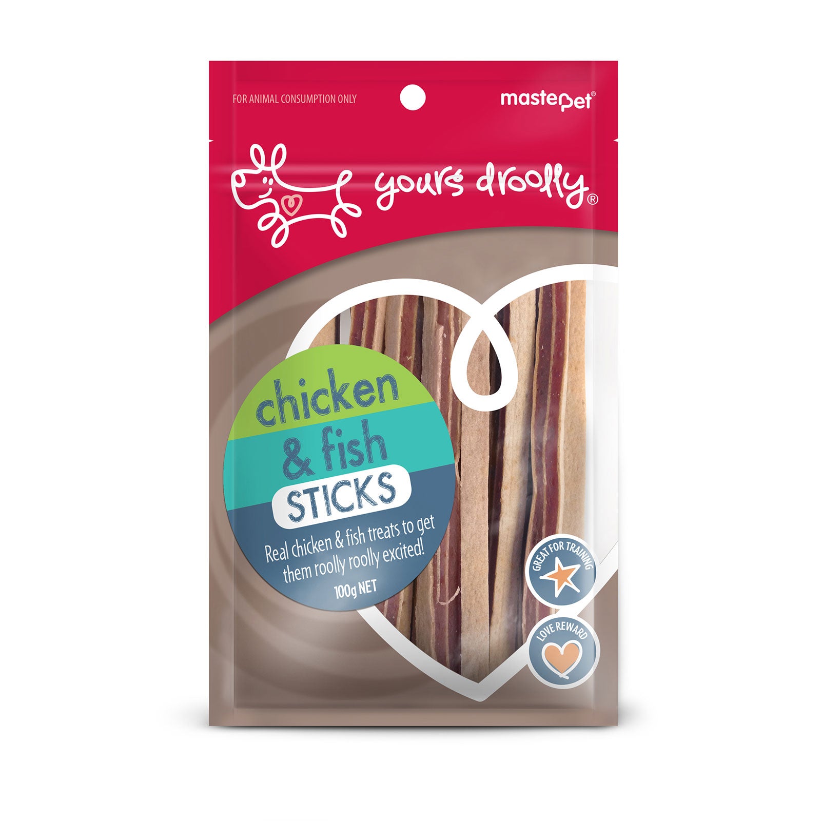 Yours Droolly Chicken & Fish Stick Dog Treat