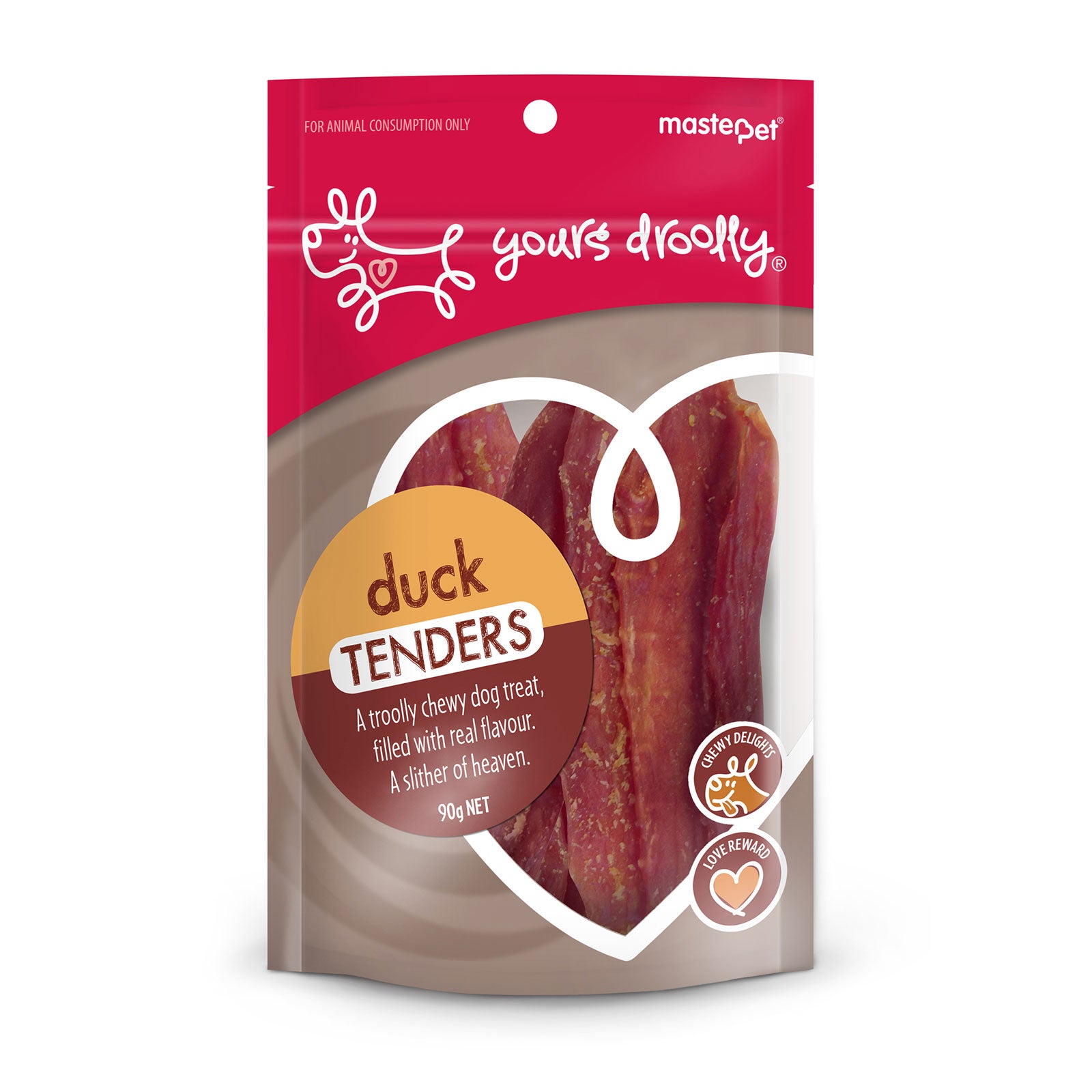 Yours Droolly Duck Tenders Dog Treat