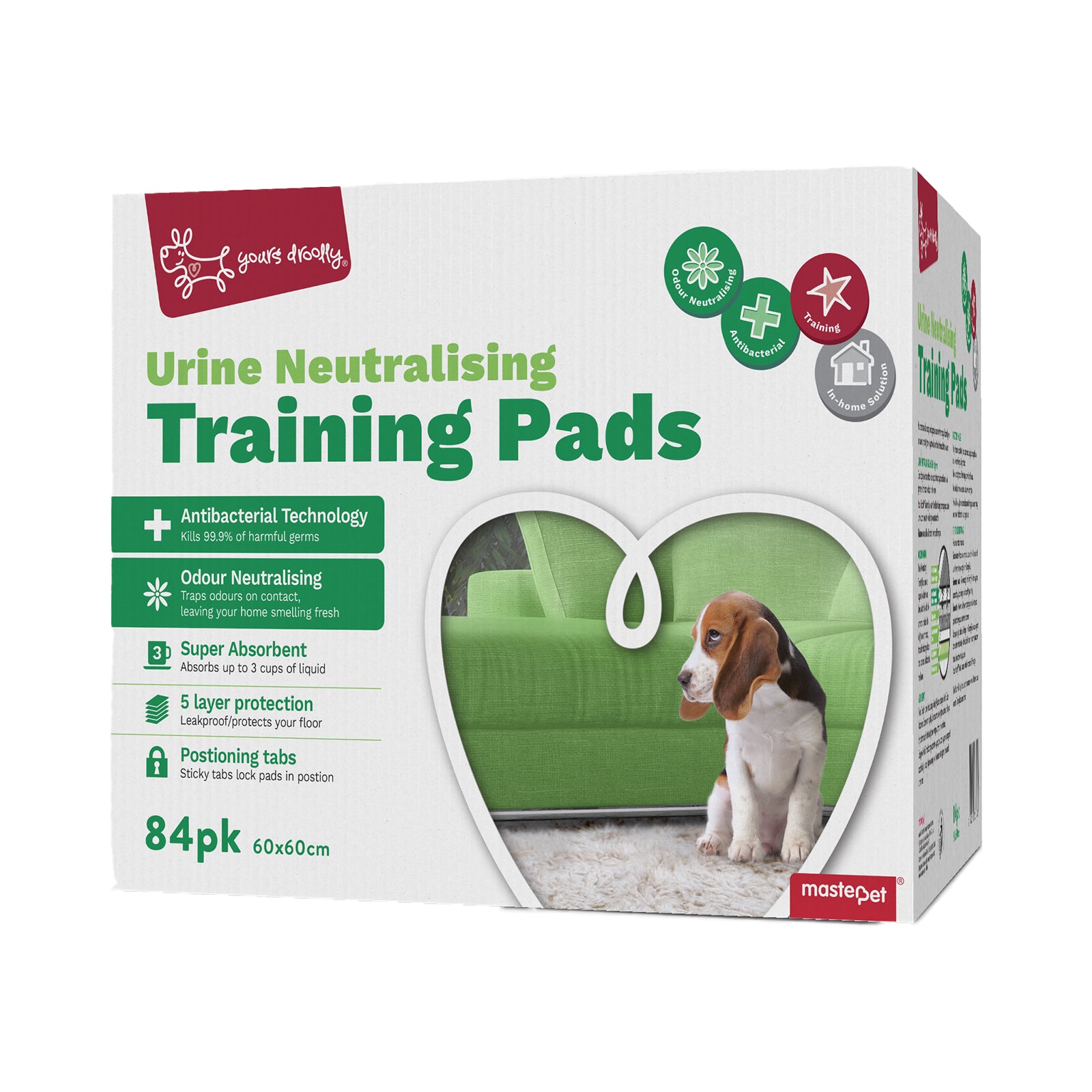 Yours Droolly Training Pads Urine Neutralising