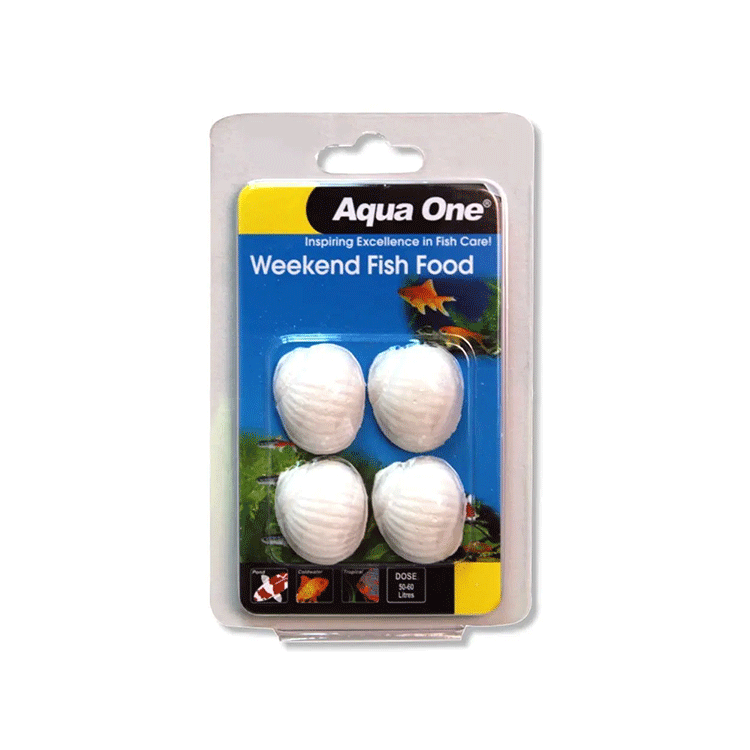 Aqua One Weekend Fish Food Block 20g Aqua One