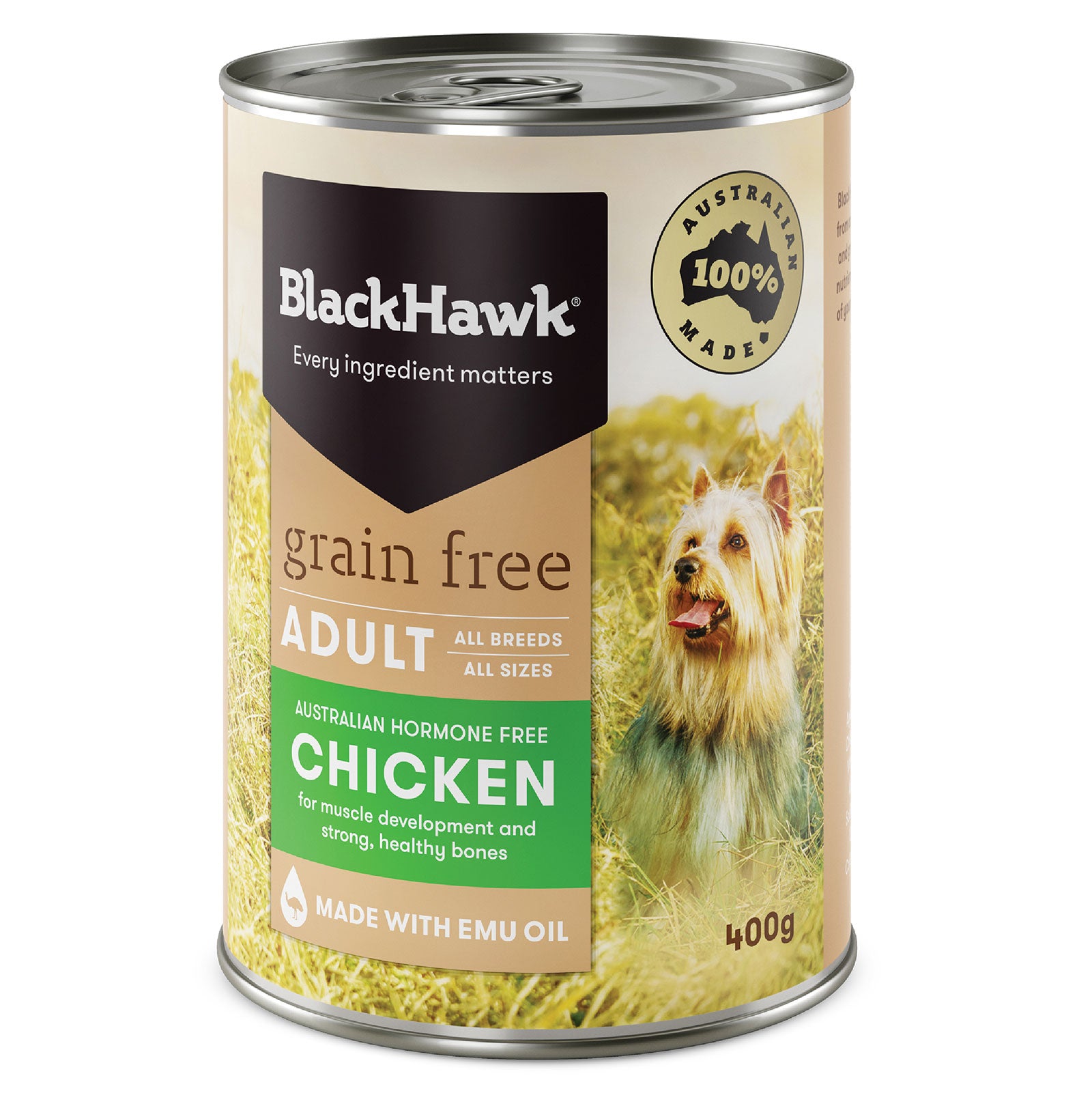 Black Hawk Grain Free Dog Food Can Chicken