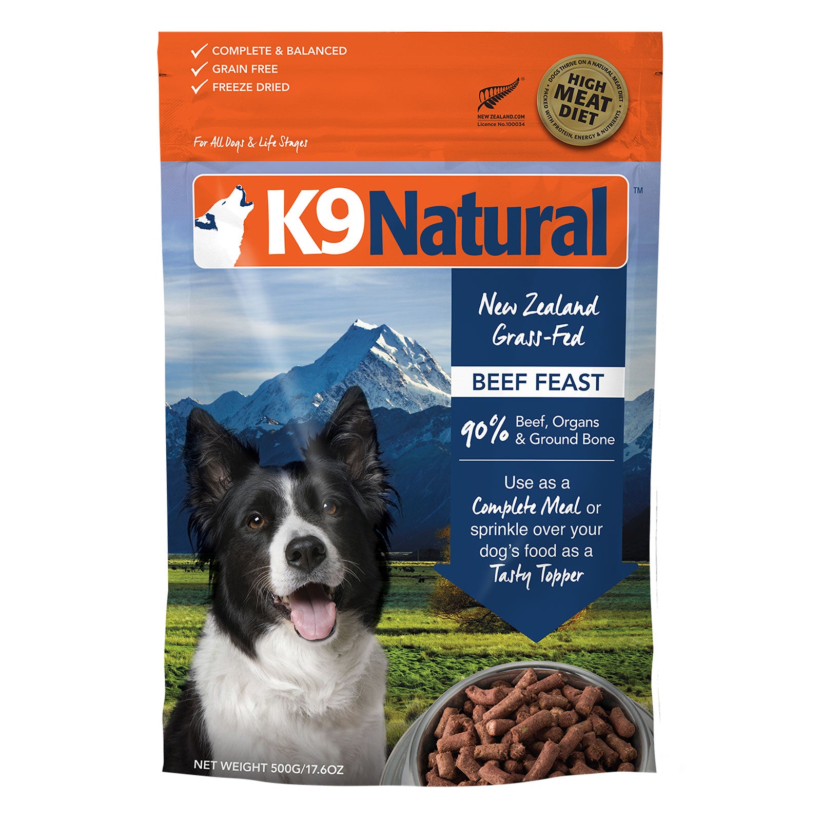 K9 Natural Dog Food Beef