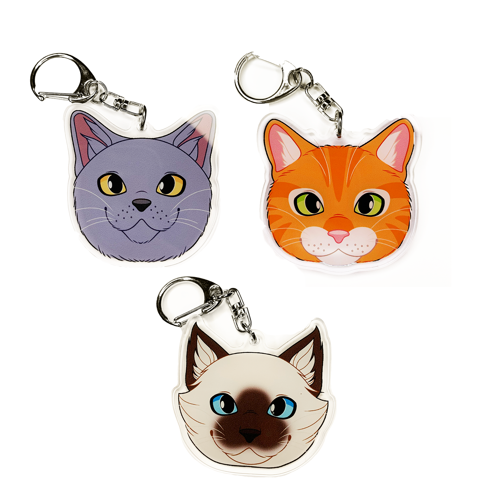 Acrylic Keychain - Cats