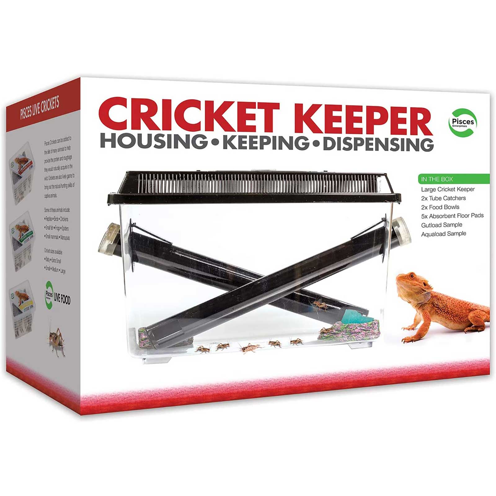 Thrive Cricket Keeper, Size: Large | PetSmart