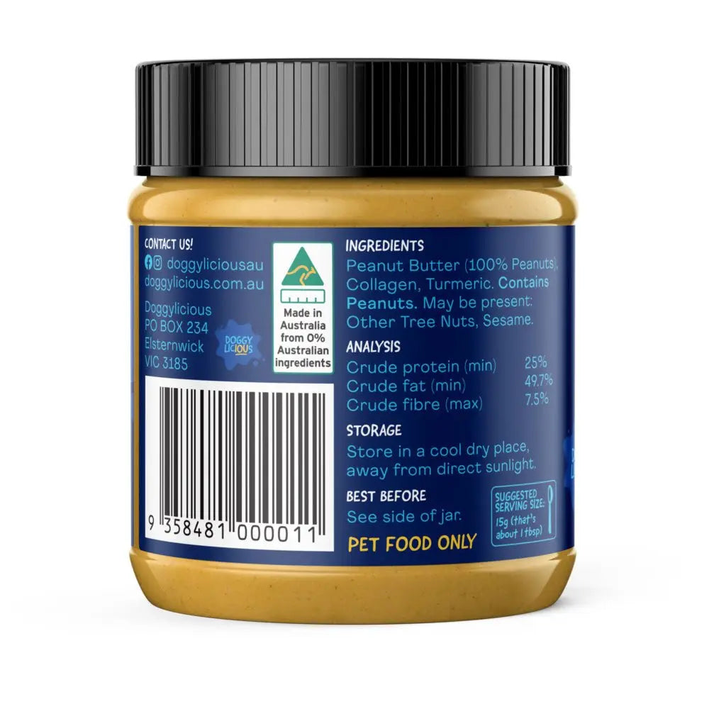 Doggylicious Hip, Joint & Coat Peanut Butter Dog Treat - Kellyville Pets