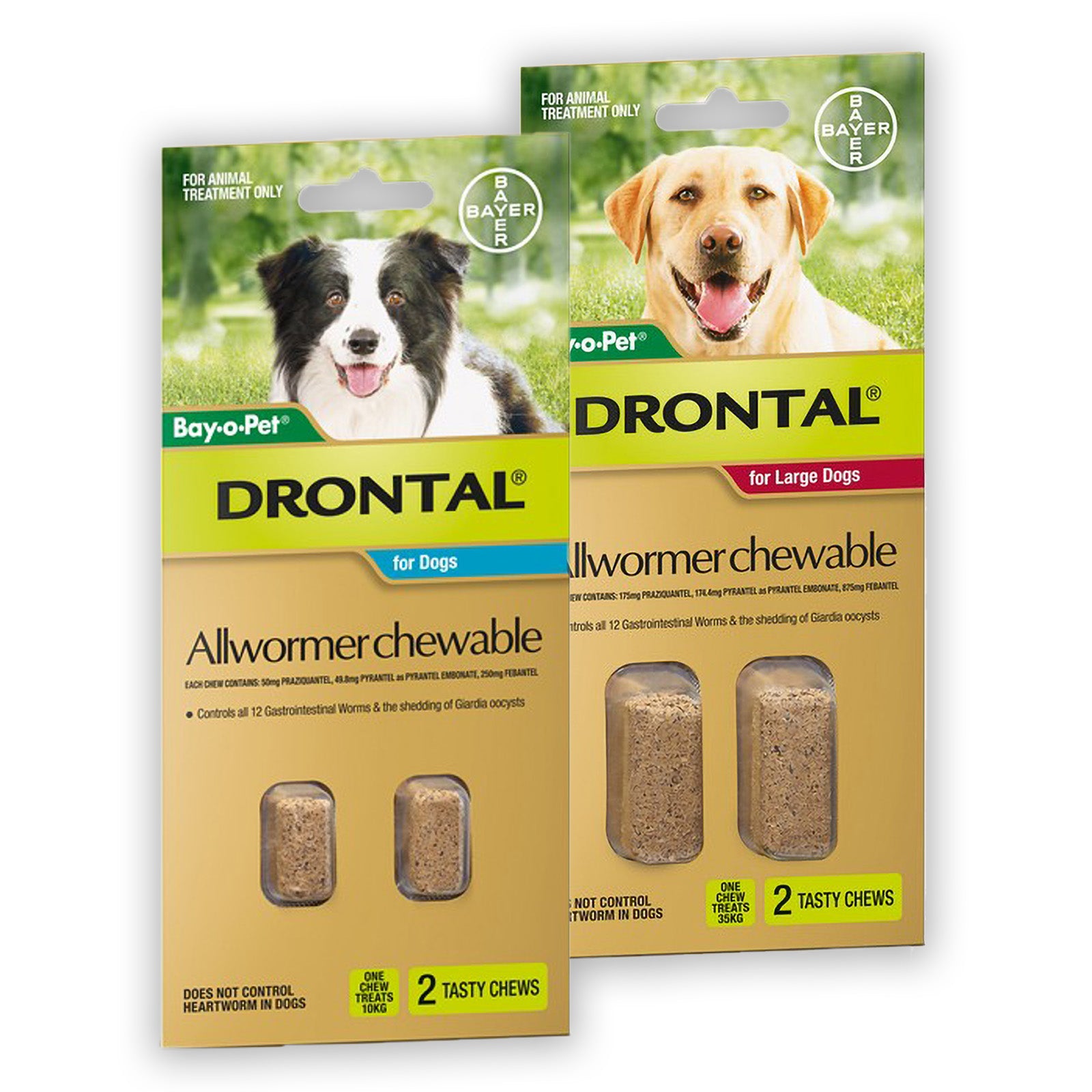 Drontal Chewable Worming Tablets for Dogs