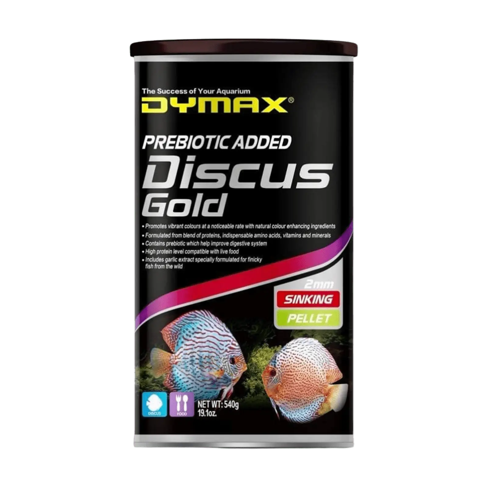 Dymax Discus Gold Sinking Pellet - Kellyville Pets
