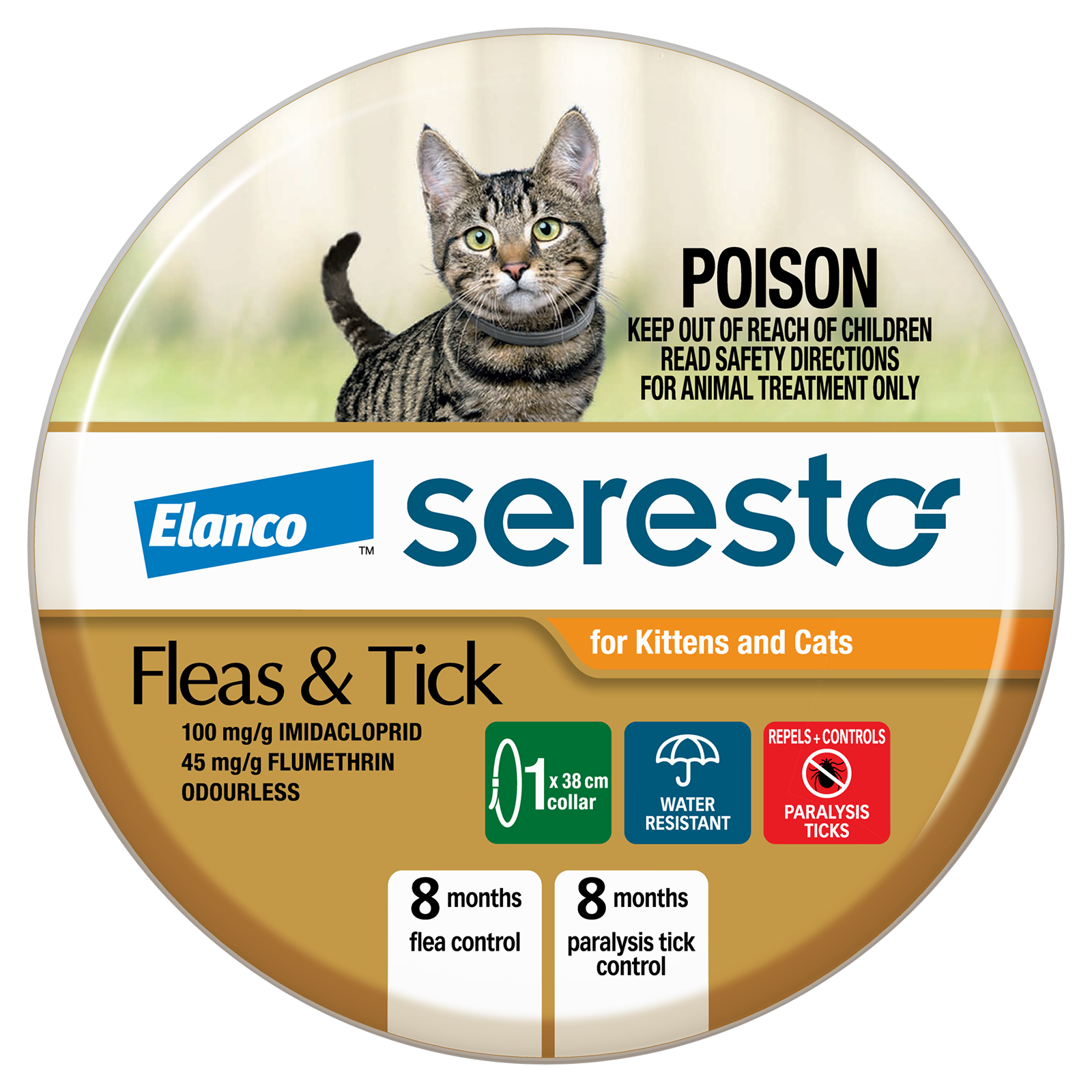 Seresto Collar Flea & Tick Prevention for Kittens & Cats