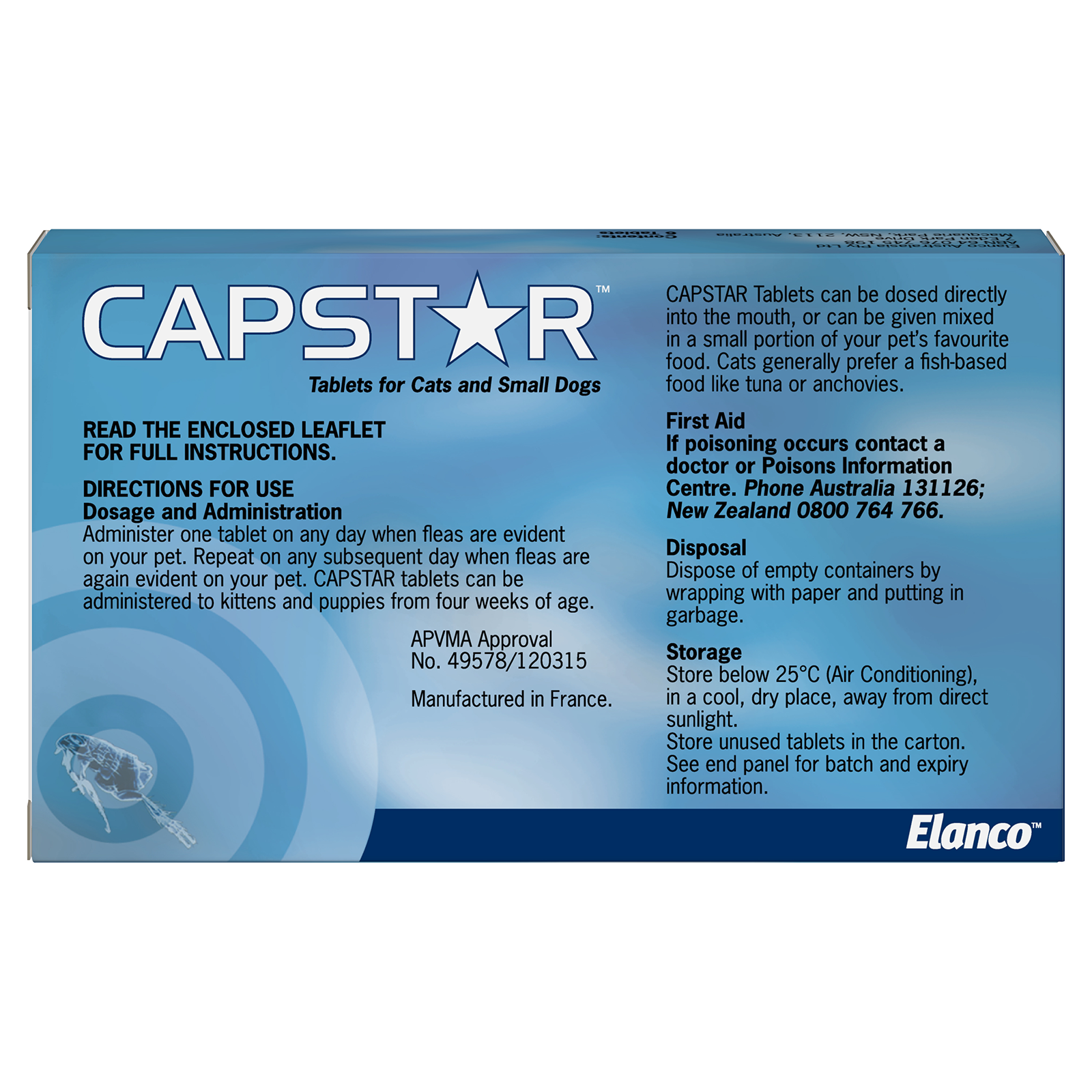 Capstar Flea Treatment Tablet