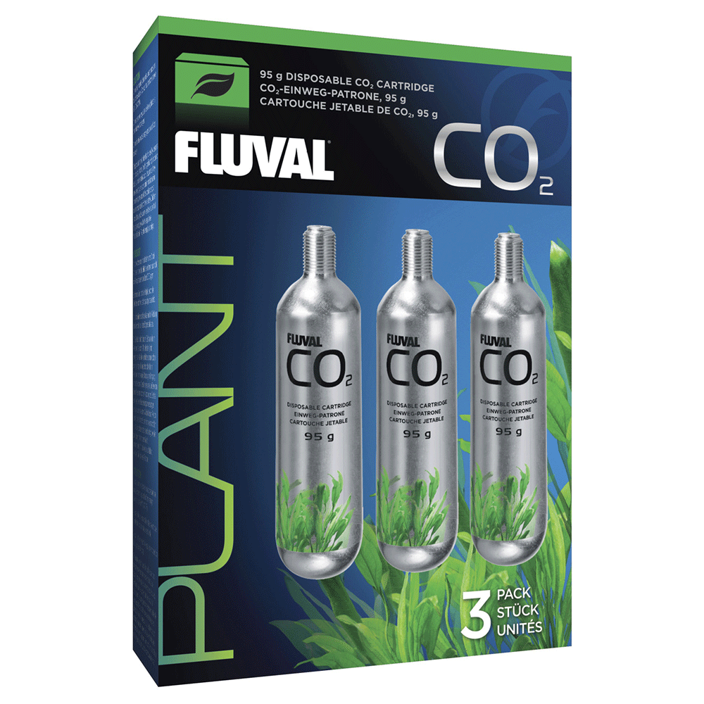 Fluval Pressurised CO2 Kit Replacement Cartridges (3pk) Fluval