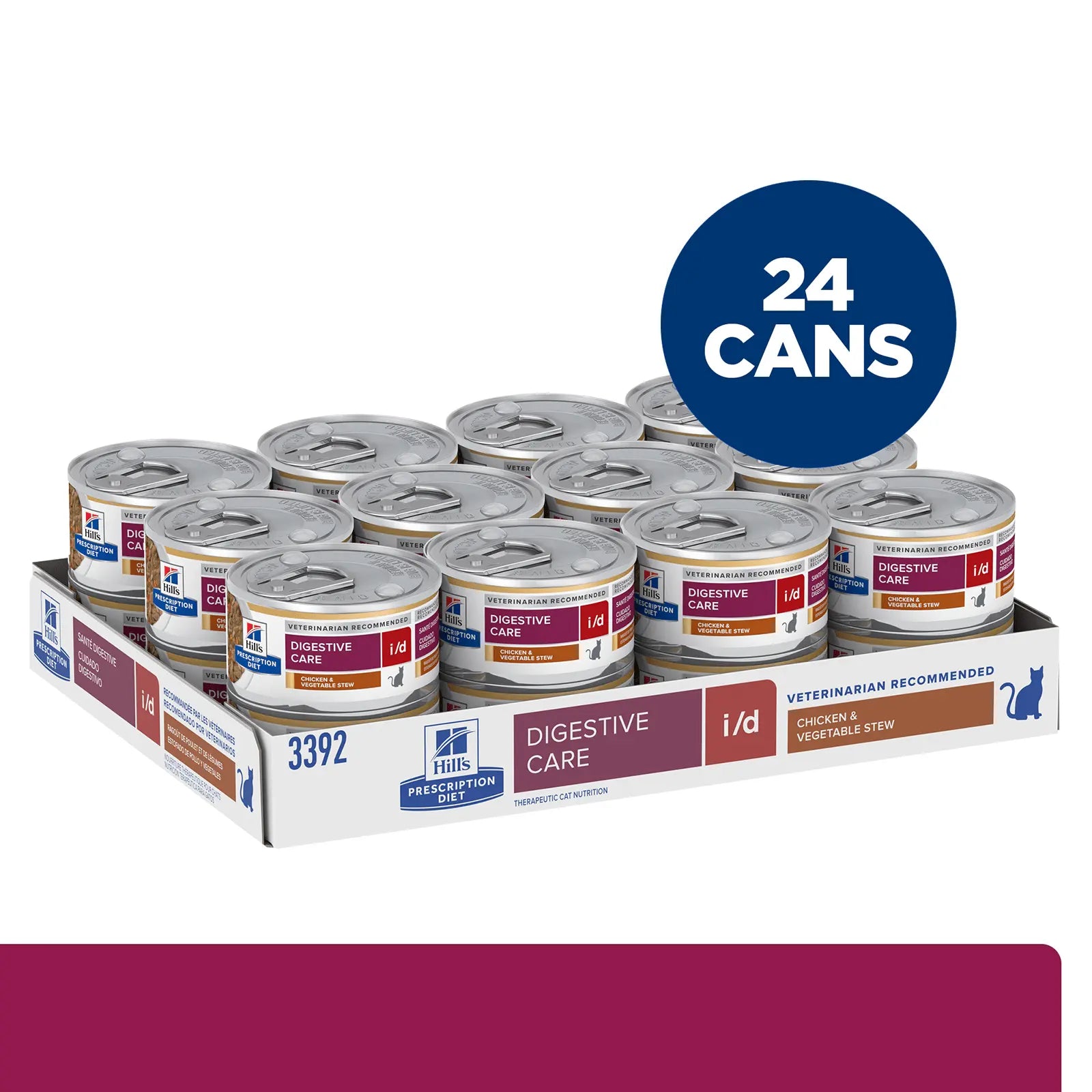 Hill's Prescription Diet Cat Food Can i/d Digestive Care Chicken & Vegetable Stew - Kellyville Pets