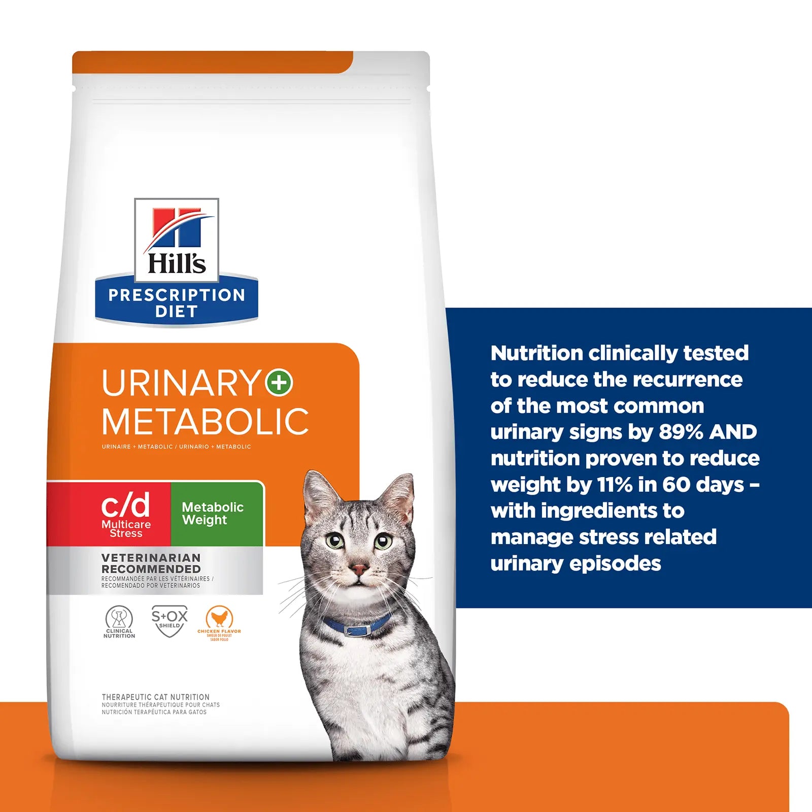 Hill's Prescription Diet Cat Food c/d Multicare Stress + Metabolic + Urinary Weight Care - Kellyville Pets