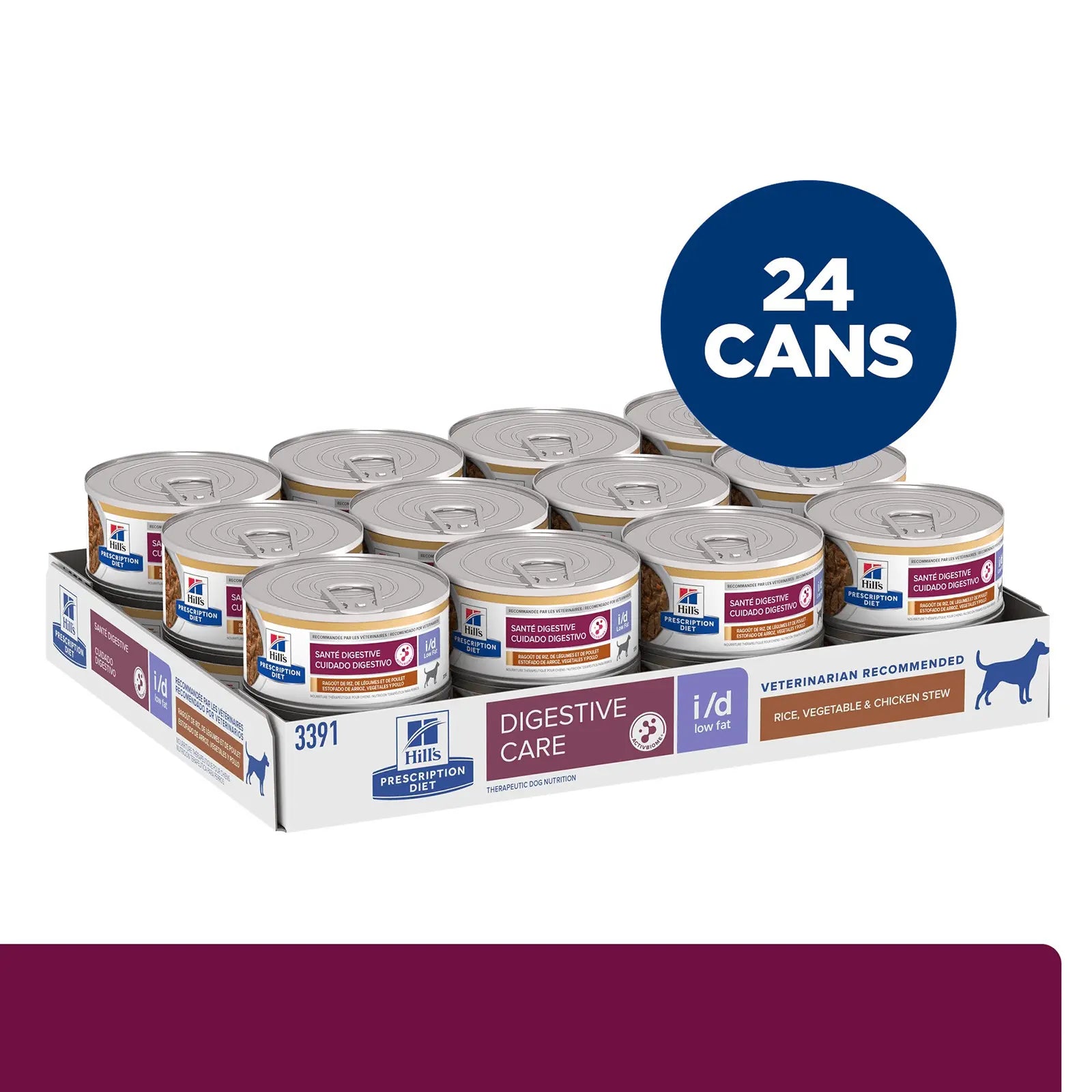 Hill's Prescription Diet Dog Food Can i/d Low Fat Digestive Care Chicken & Vegetable Stew - Kellyville Pets