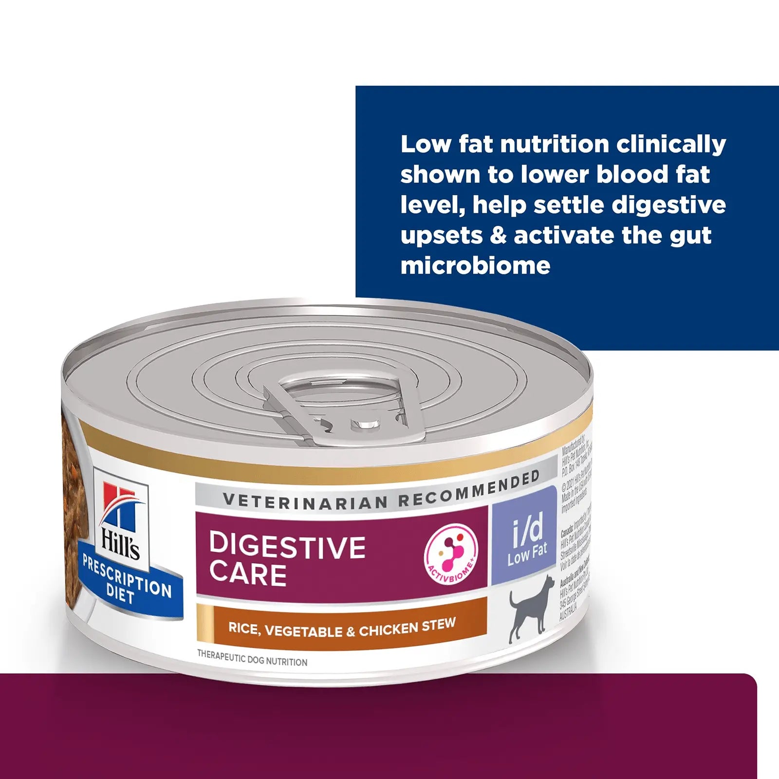 Hill's Prescription Diet Dog Food Can i/d Low Fat Digestive Care Chicken & Vegetable Stew - Kellyville Pets