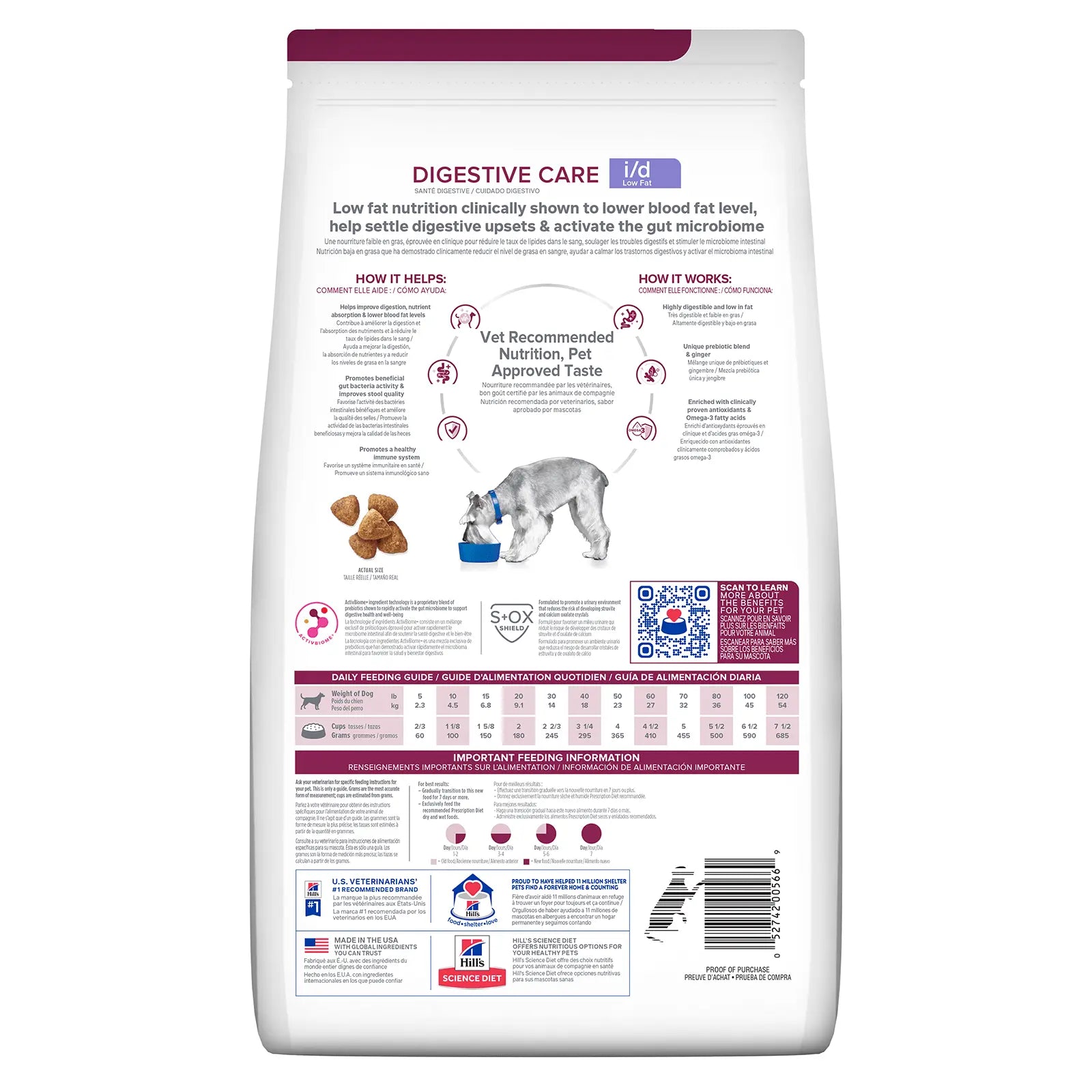 Hill's Prescription Diet Dog Food i/d Low Fat Digestive Care - Kellyville Pets