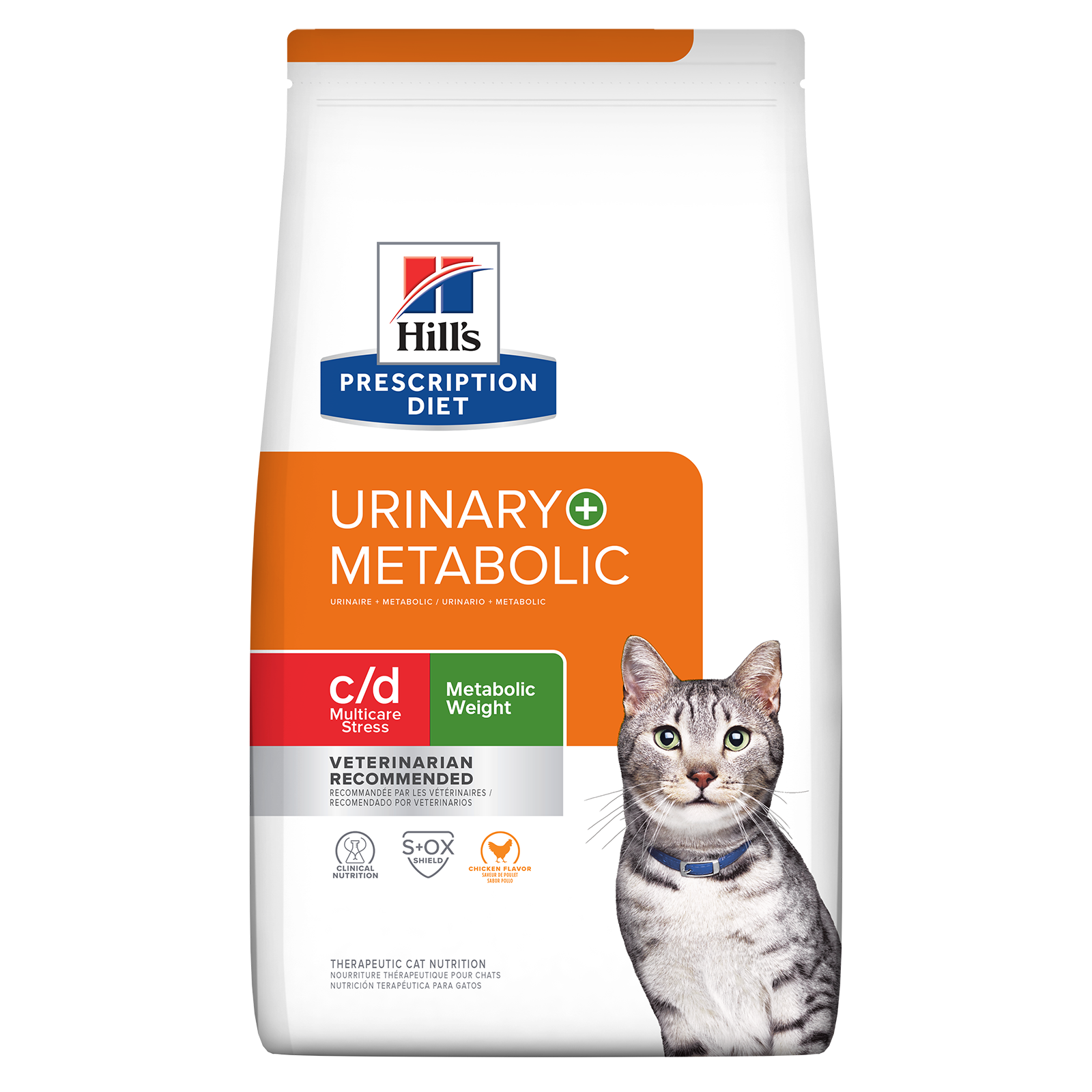Hill's Prescription Diet Cat Food c/d Multicare Stress + Metabolic + Urinary Weight Care