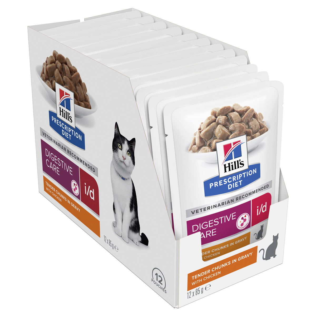 Hill's Prescription Diet Cat Food Pouch i/d Digestive Care
