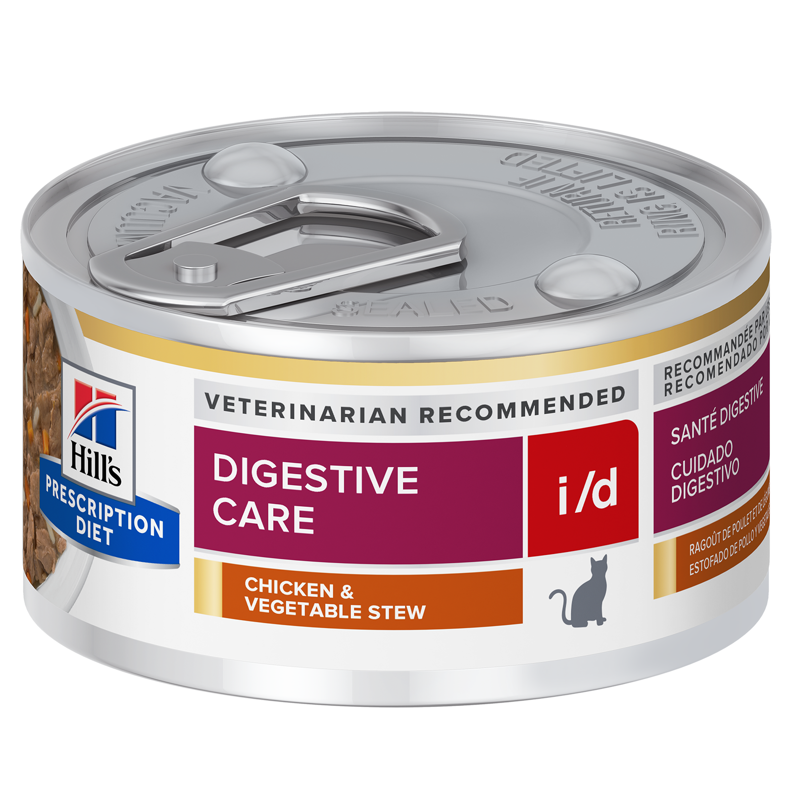 Hill's Prescription Diet Cat Food Can i/d Digestive Care Chicken & Vegetable Stew