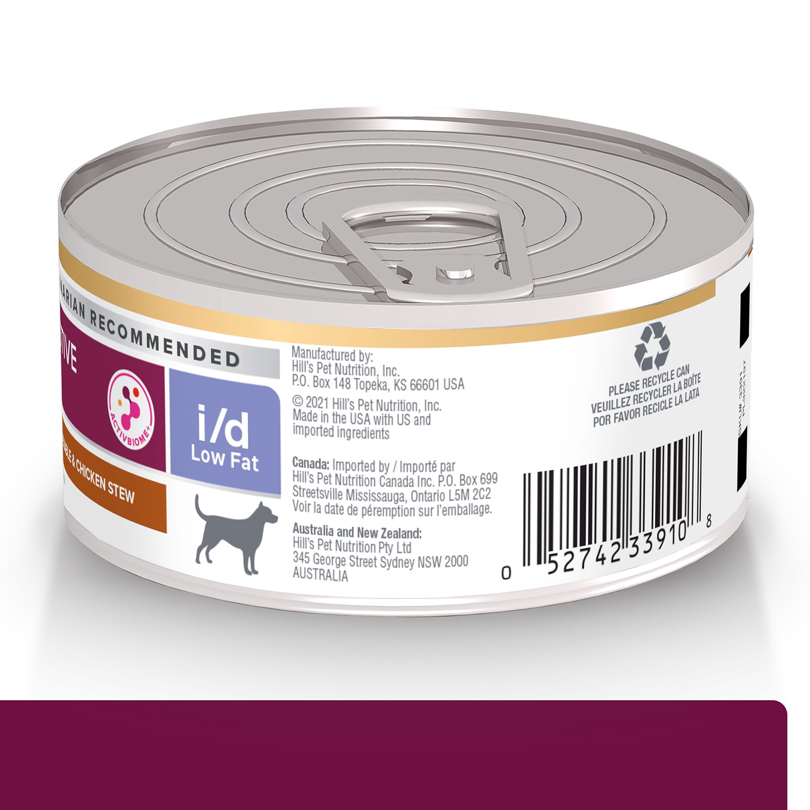 Hill's Prescription Diet Dog Food Can i/d Low Fat Digestive Care Chicken & Vegetable Stew