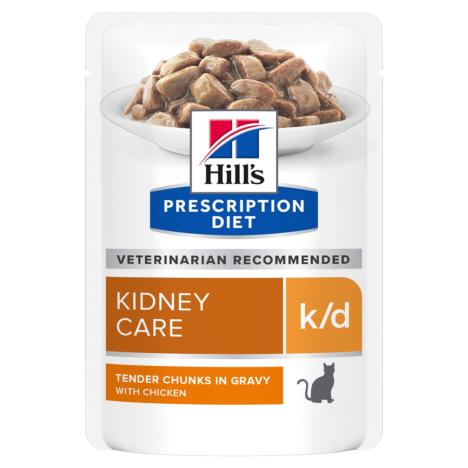 Hill's Prescription Diet Cat Food Pouch k/d Kidney Care with Chicken