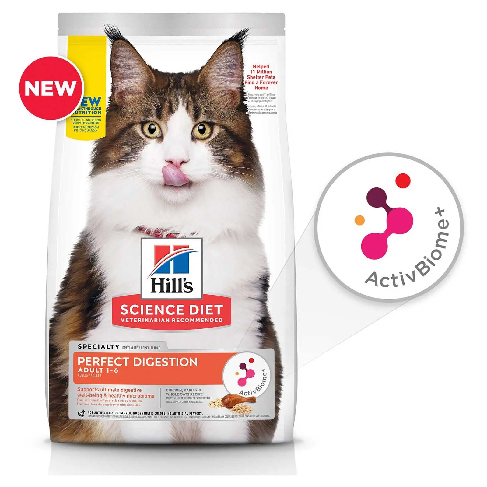 Hill's Science Diet Cat Food Adult Perfect Digestion - Kellyville Pets