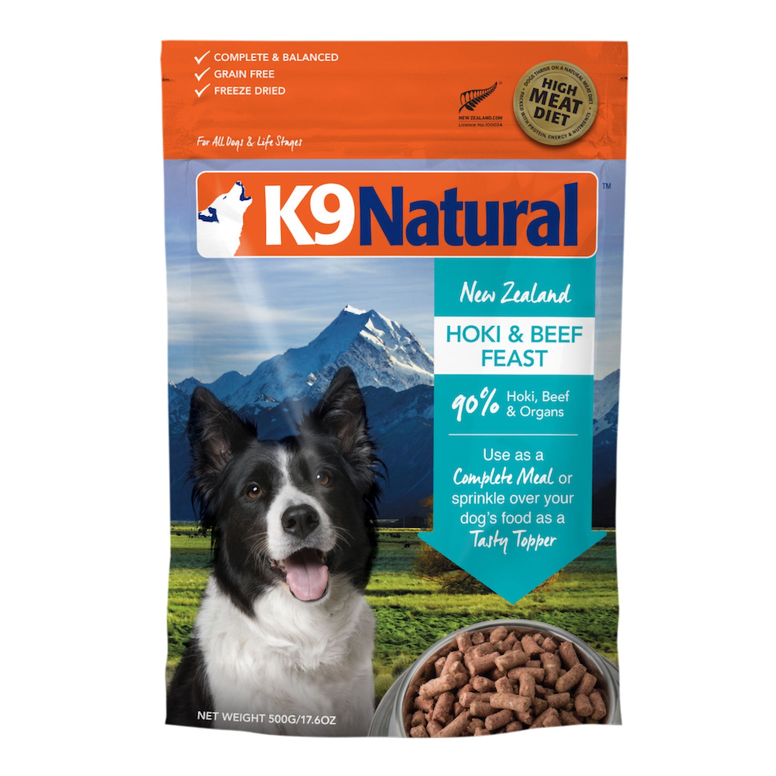 K9 Natural Dog Food Beef & Hoki