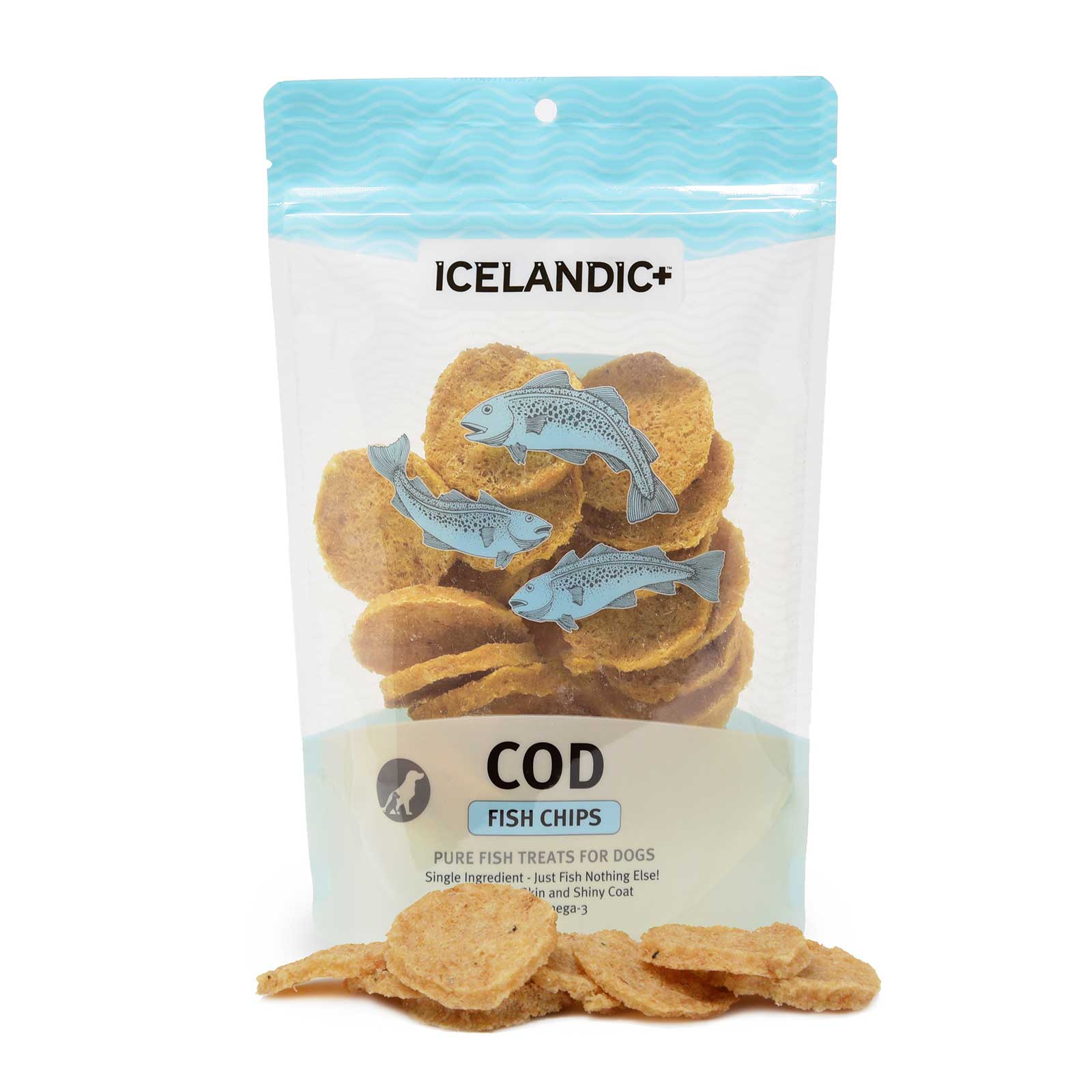 Icelandic Cod Fish Chips Dog Treat