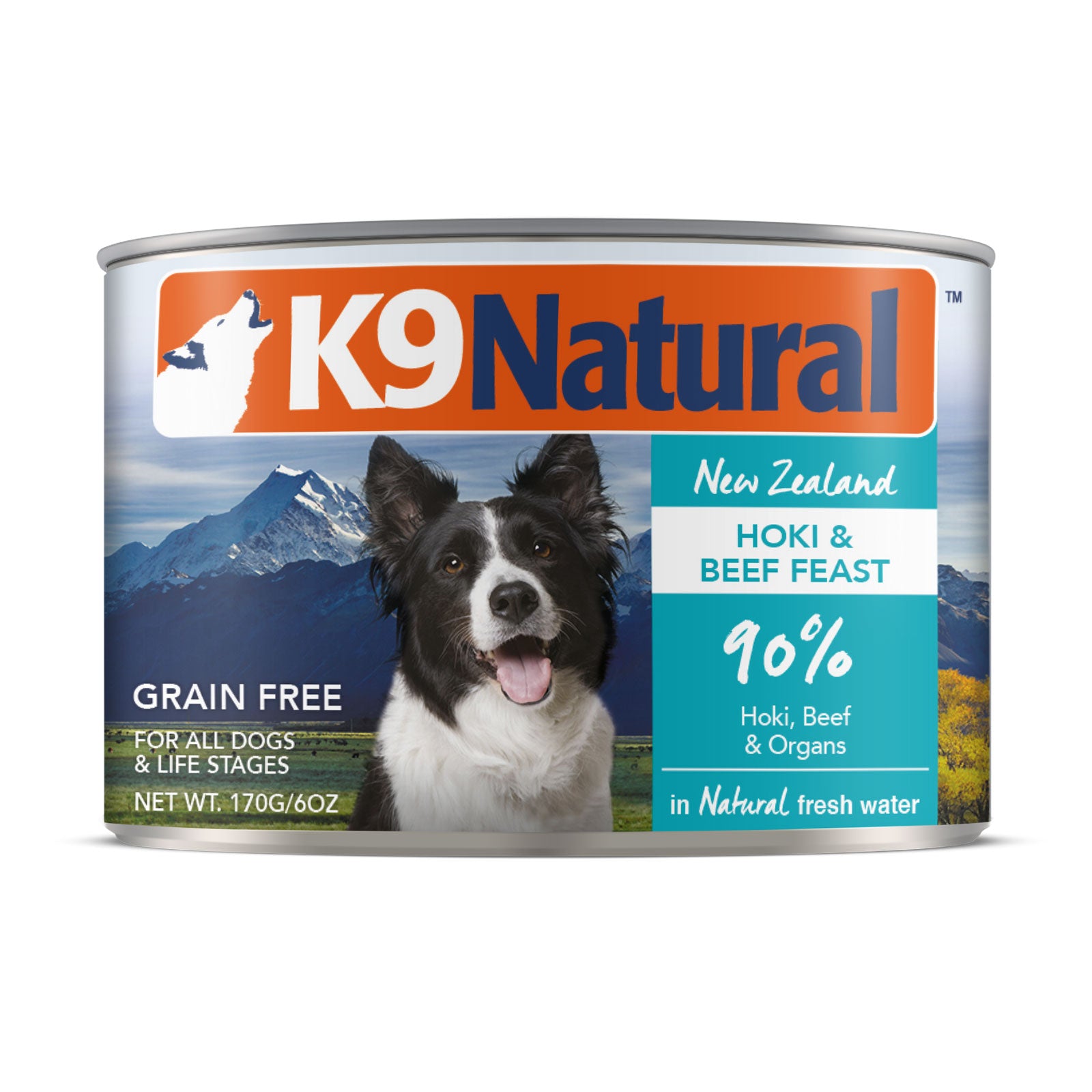 K9 Natural Dog Food Can Hoki & Beef