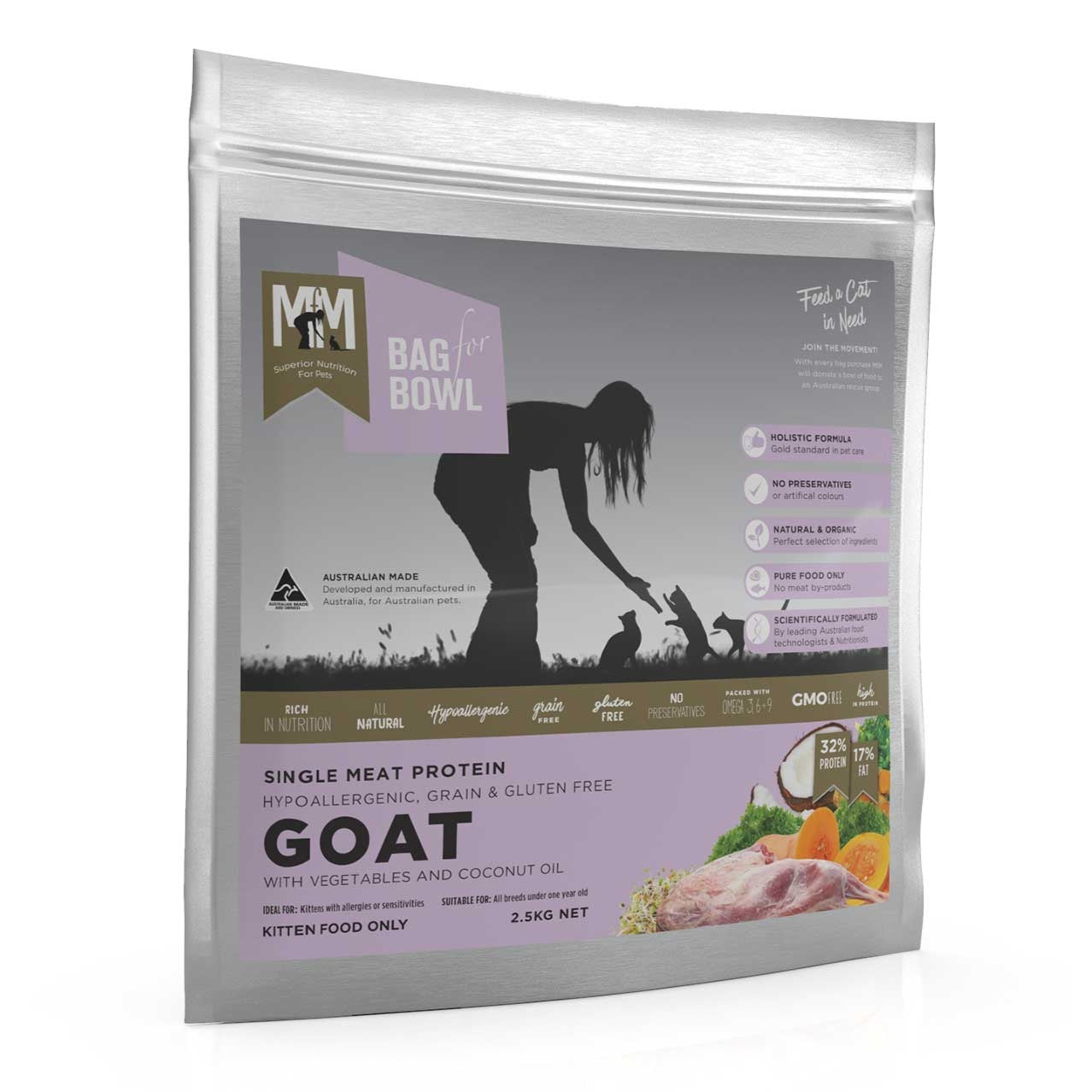 Meals For Meows Cat Food Kitten Single Protein Goat