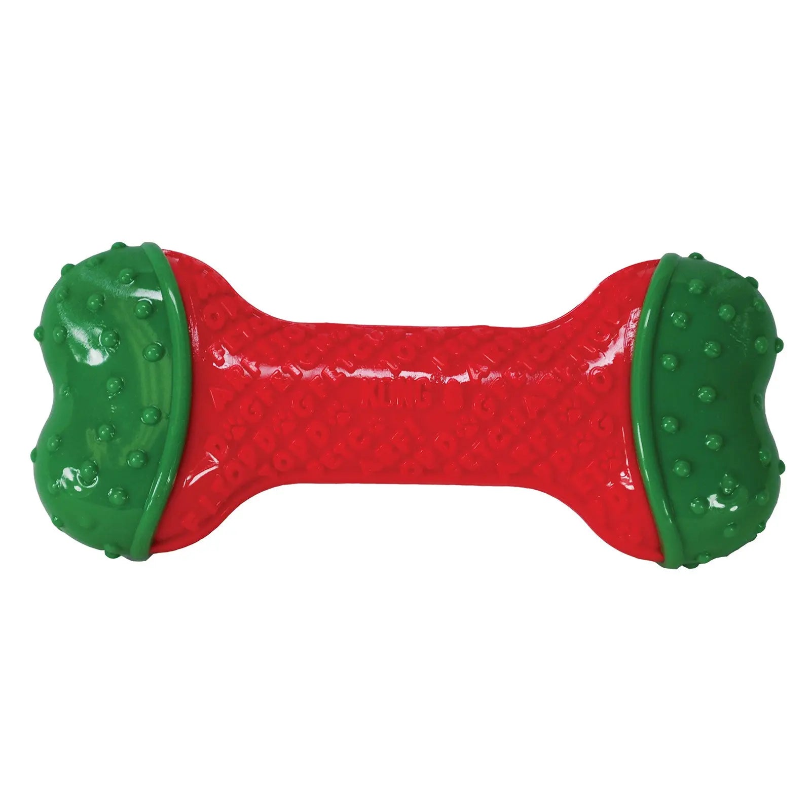 KONG Xmas Dog Toy CoreStrength Bone KONG