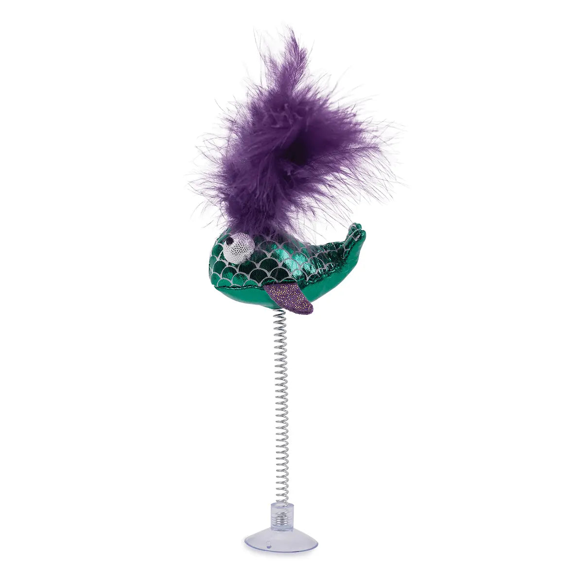 Kazoo Cat Toy Bouncy Fish with Catnip - Kellyville Pets