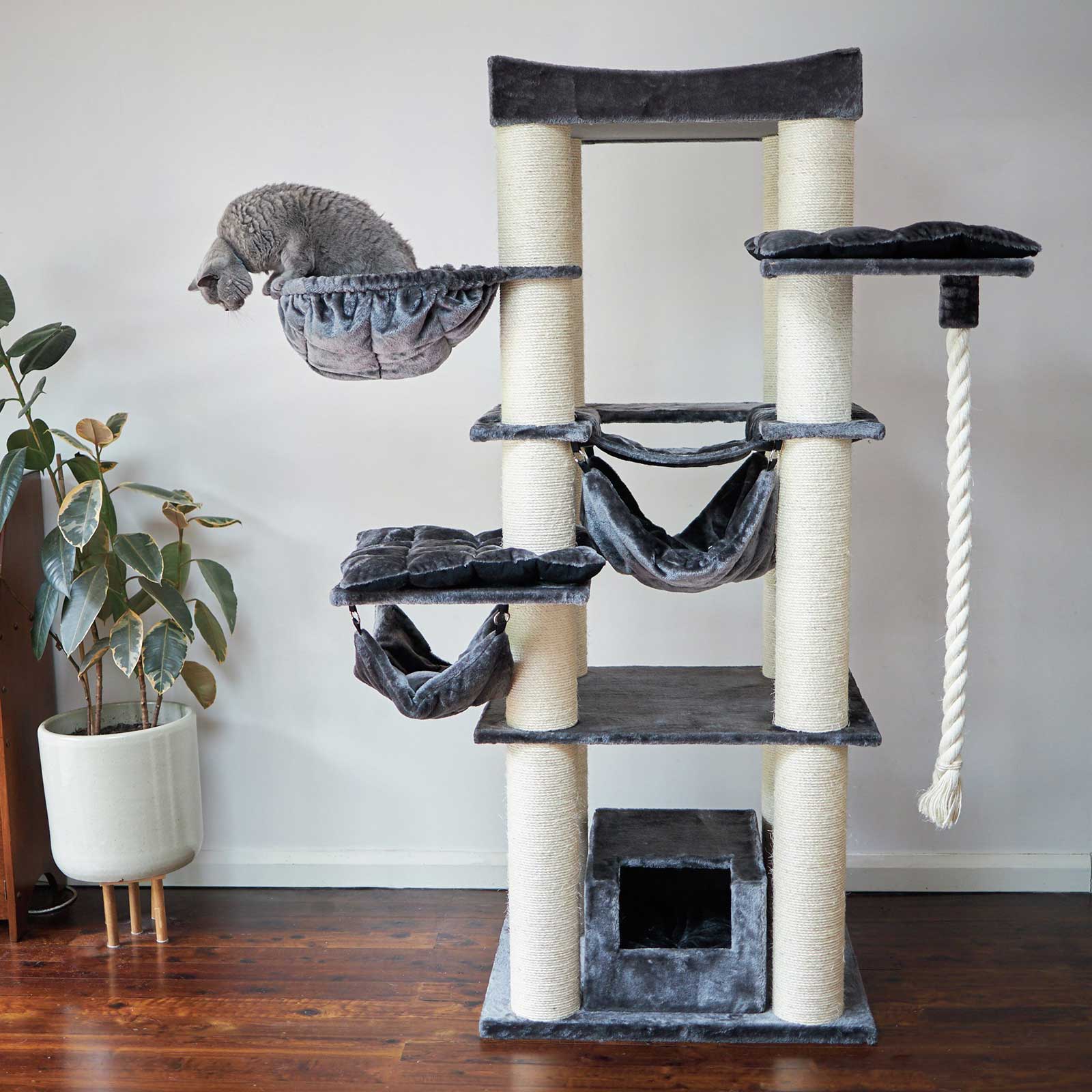 Kazoo Cat Scratcher - Kitty Tower Playground