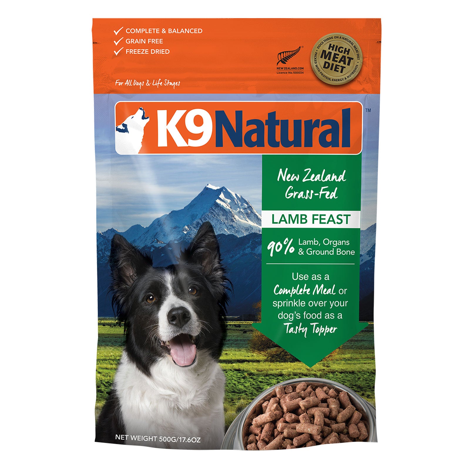 K9 Natural Dog Food Lamb