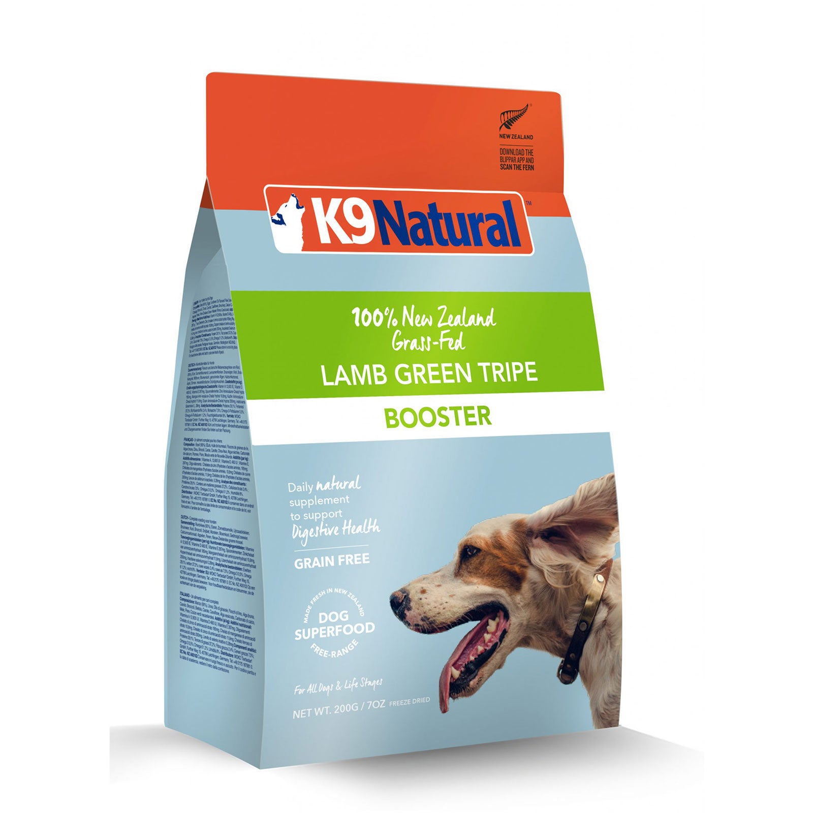 K9 Natural Dog Topper Lamb Green Tripe Booster