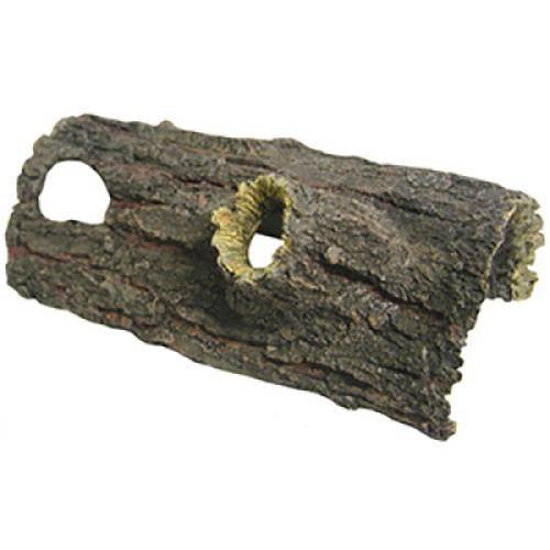 Reptile One Log With Holes Ornament
