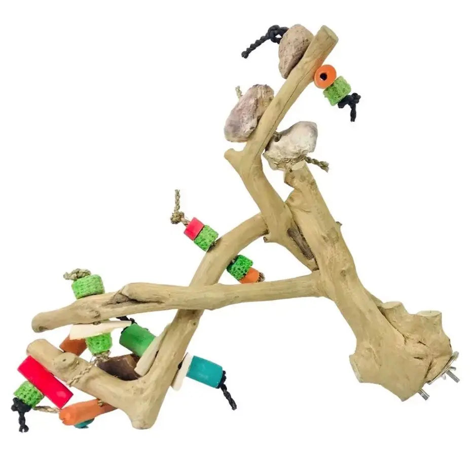 Nino's Java Bird Toy Multi Branches with Toys - Kellyville Pets
