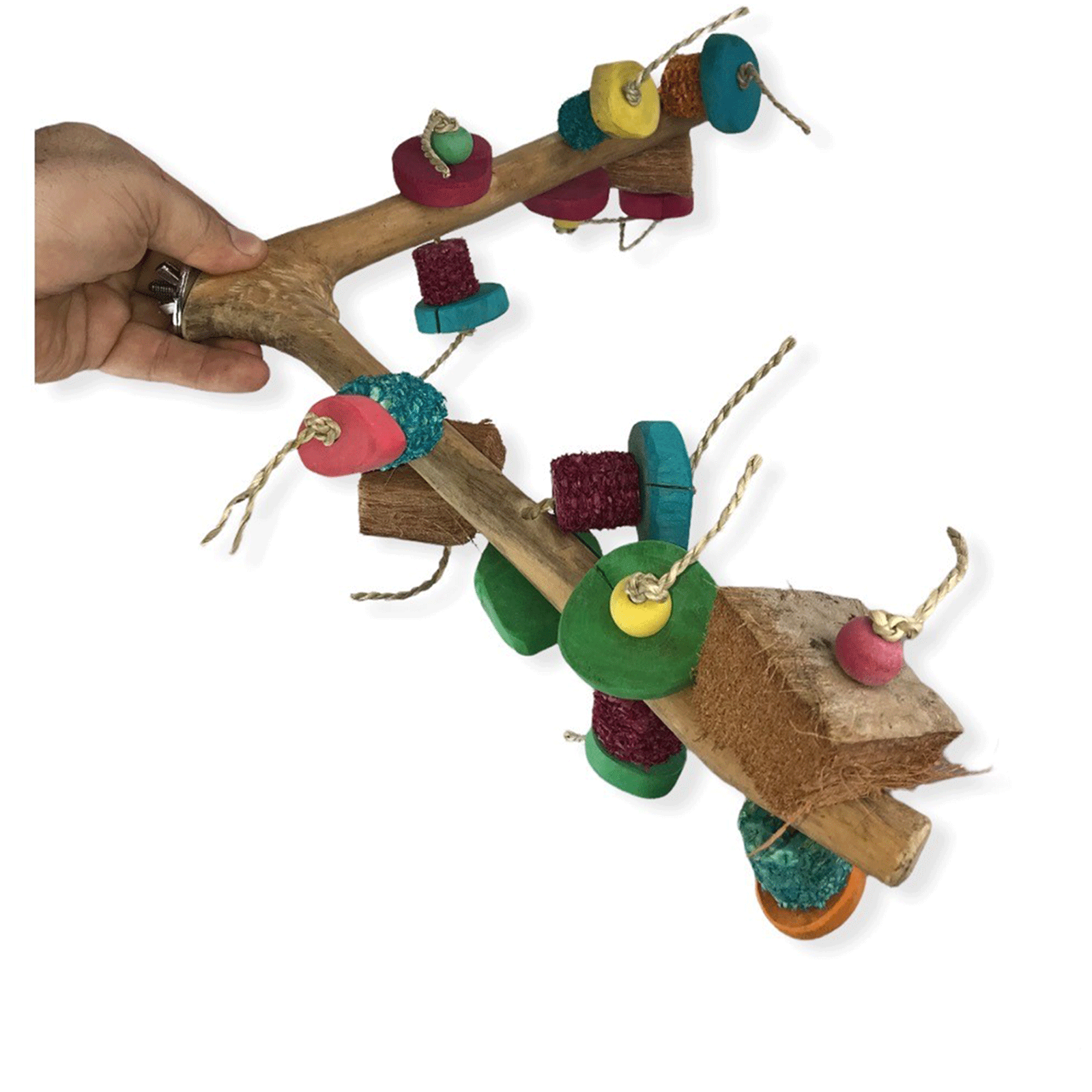 Nino's Java Bird Toy Multi Branches with Toys Ninos Java