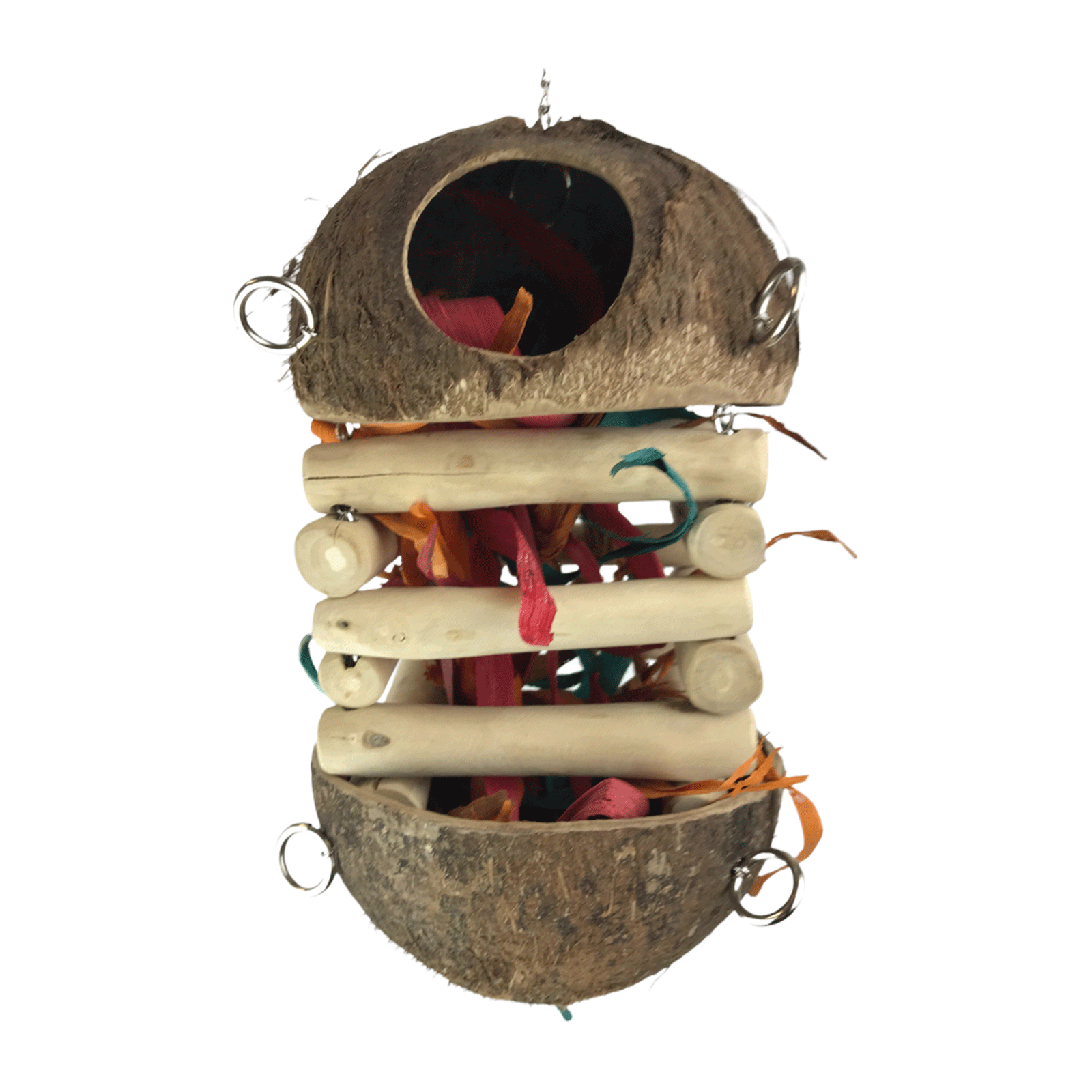 Nino's Java Bird Toy Natural Baffle Cage Ninos Java