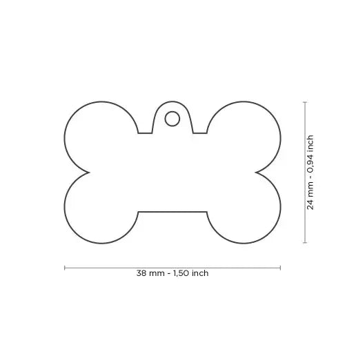Pet Tag Basic Handmade Bone - Kellyville Pets