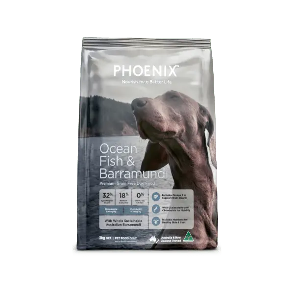 Phoenix Dog Food Adult Ocean Fish & Barramundi - Kellyville Pets